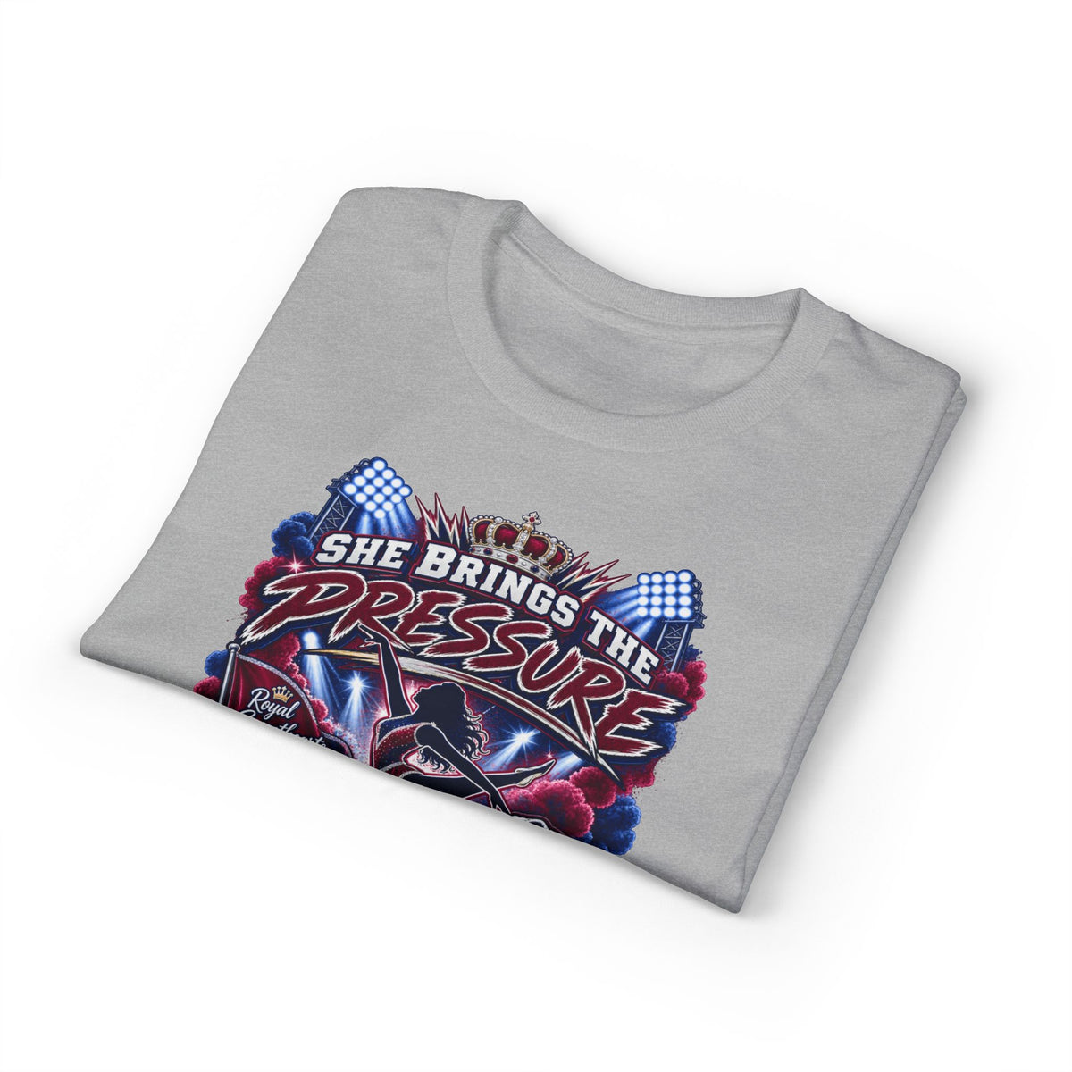 She Brings the Pressure Racing Grandpa T-Shirt