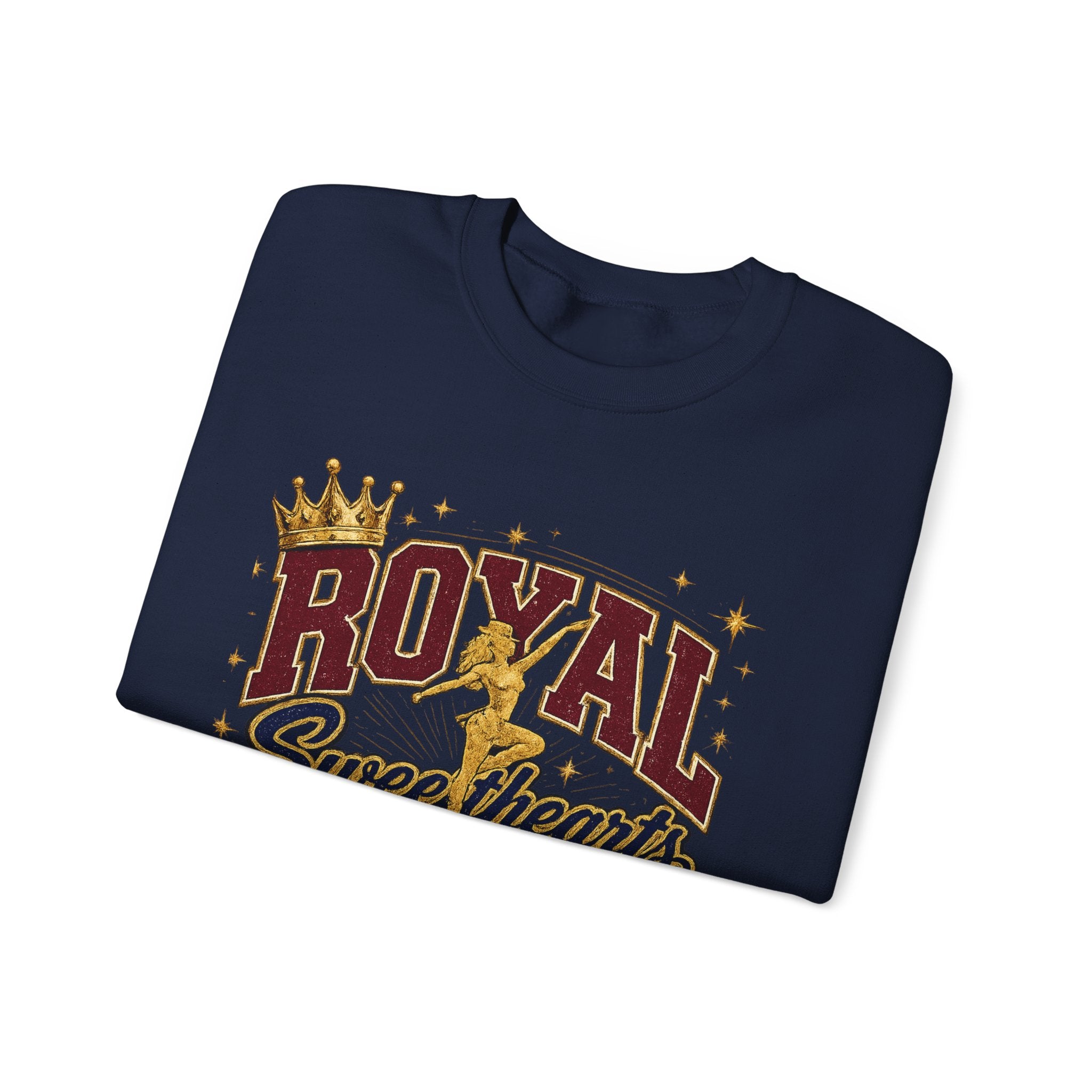 Royal Sweethearts Mom Crewneck Sweatshirt — 'Royal Sweetheart Mom' Graphic Pullover, Mother's Day Gift