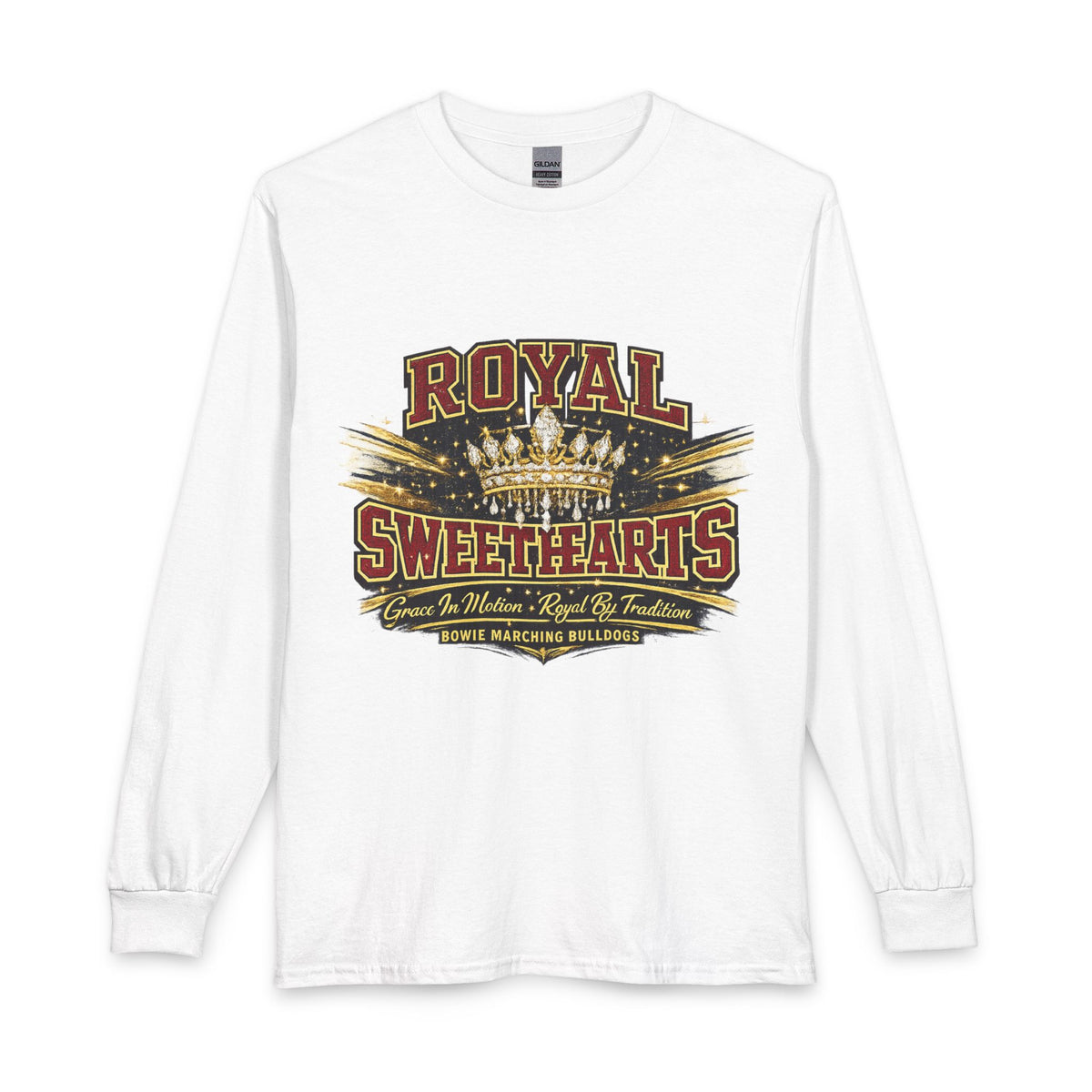 Royal Sweethearts Long Sleeve T-Shirt — Vintage Crown Graphic Tee