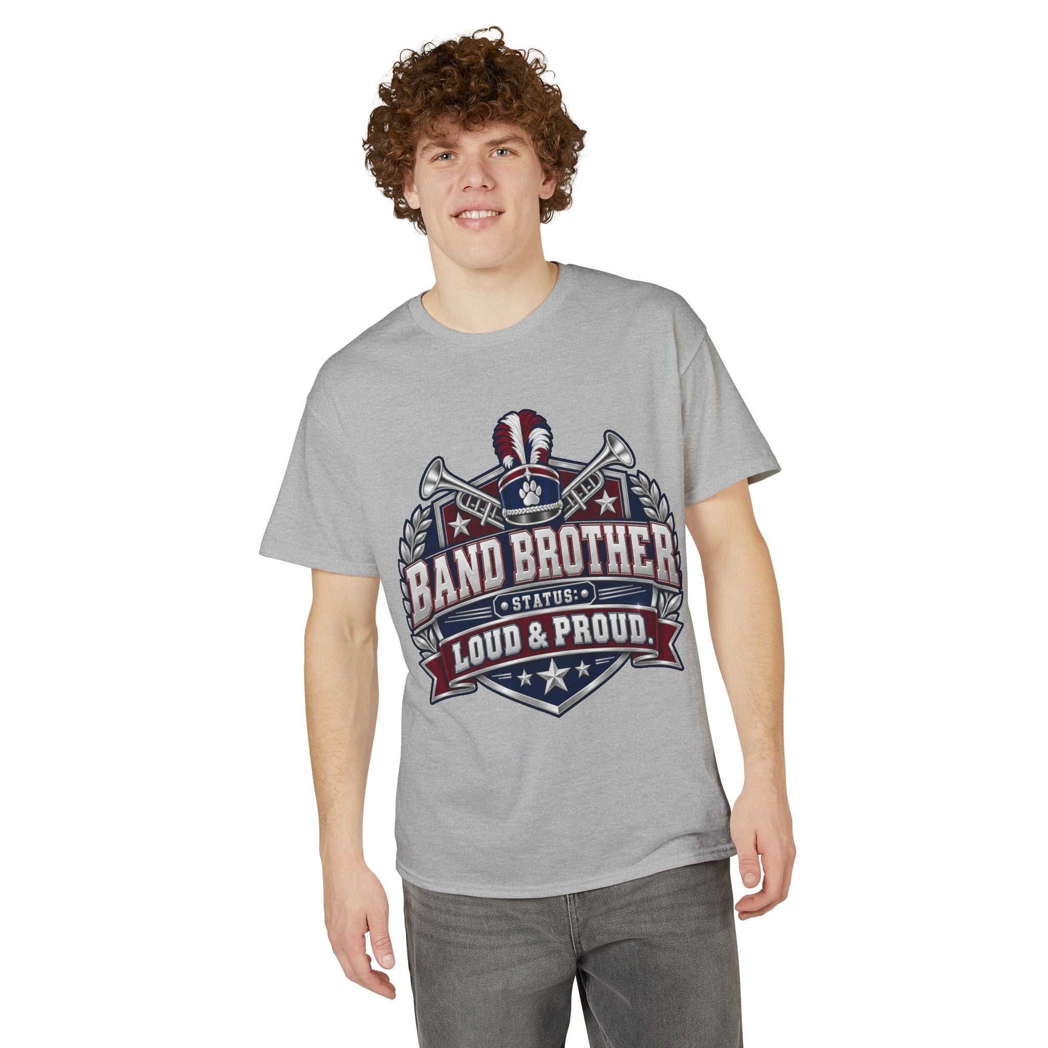 Band Brother Loud & Proud T-Shirt – Patriotic Marching Band Tee