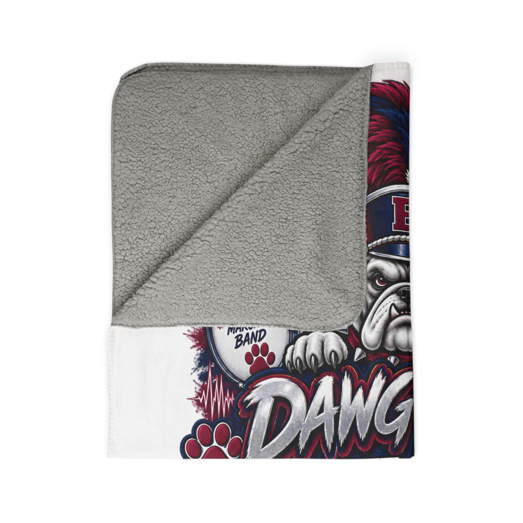 Premium Dawg Pound Fleece Sherpa Blanket