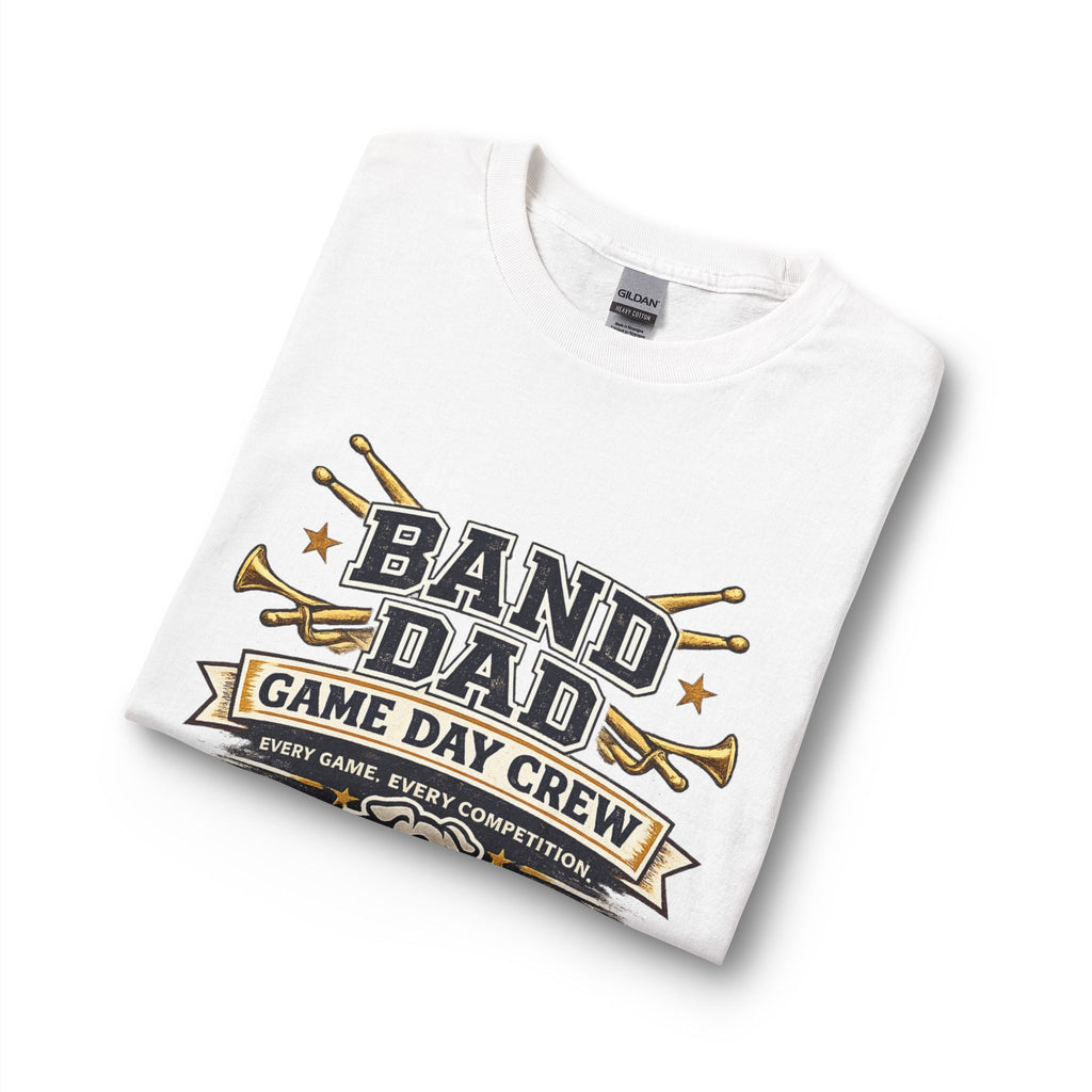 Band Dad Long Sleeve T-Shirt — Game Day Crew Drumline Support Shirt