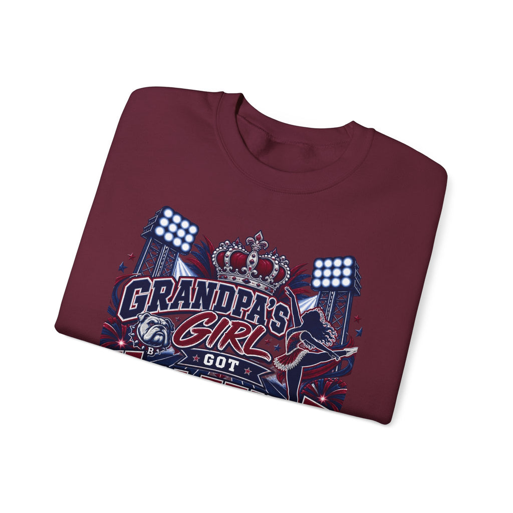 Grandpa’s Girl Got Halftime On Lock Crewneck Sweatshirt