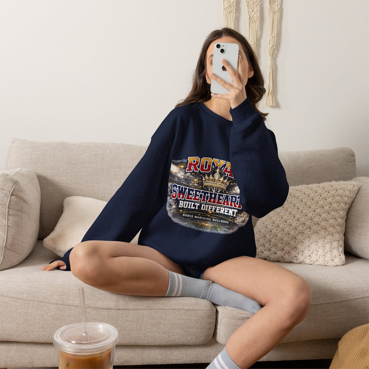 Royal Sweethearts 'Built Different' Crewneck Sweatshirt