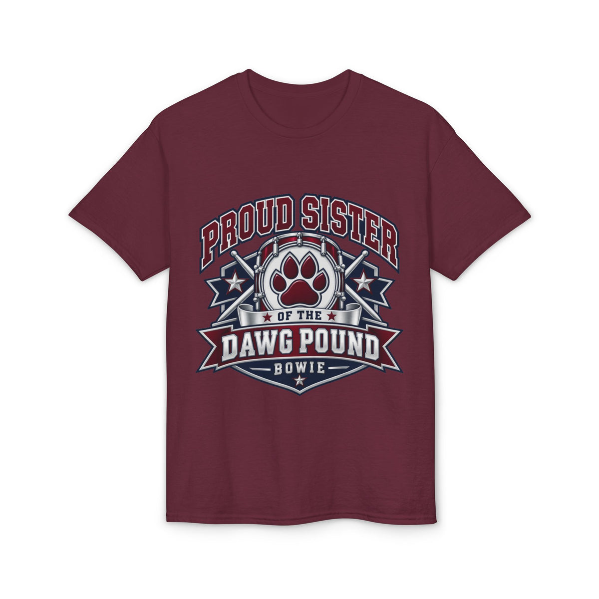 Proud Sister of the Dawg Pound T-Shirt — Bowie Fan Tee
