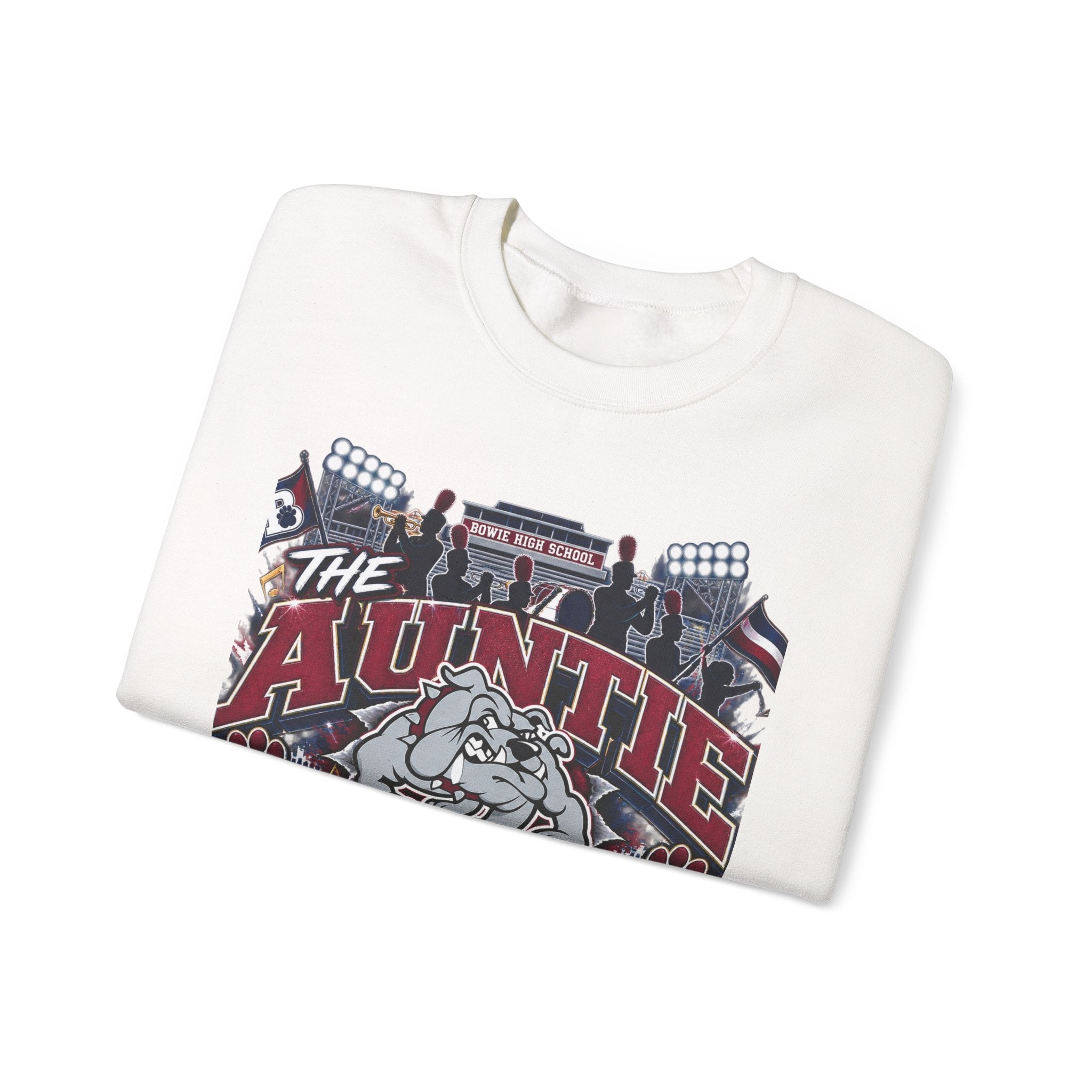 The Auntie Section Sweatshirt - "Hits Different" Retro Bulldog Crewneck