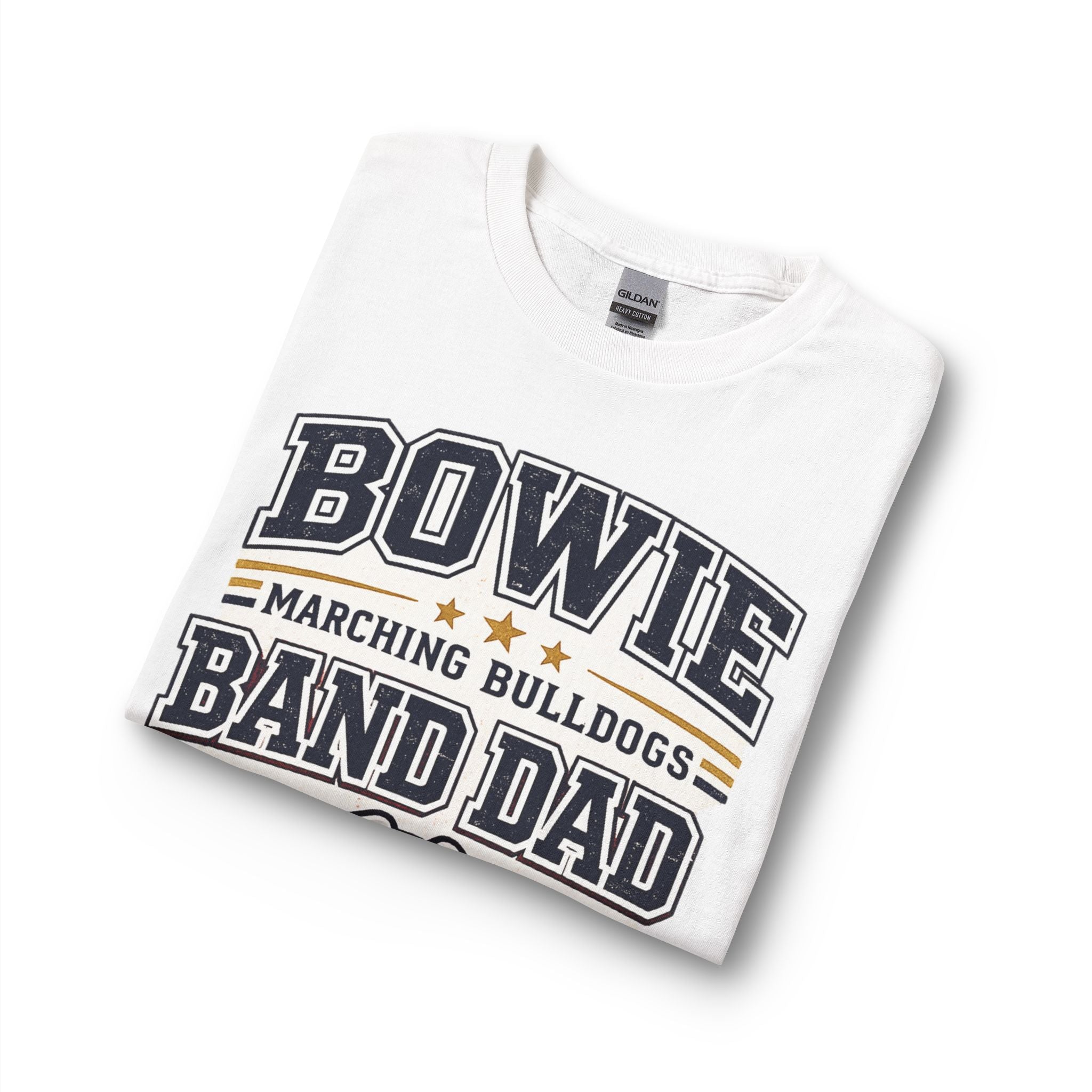 Band Dad Long Sleeve Tee — Bowie Marching Bulldogs Dad Shirt