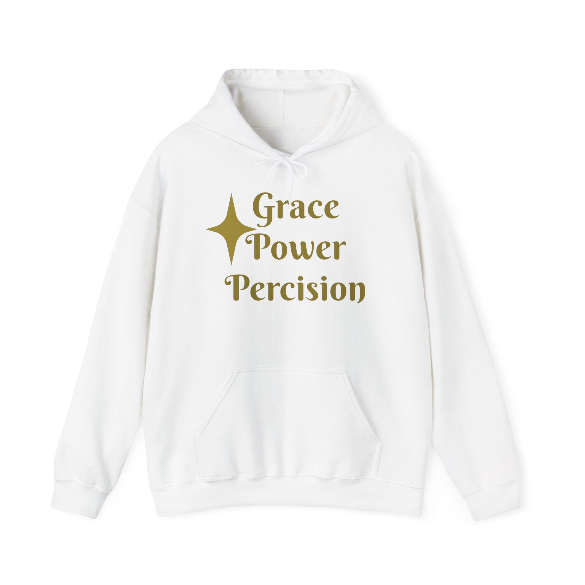Pressure Makes Queens Hoodie — Grace Power Precision Graphic Pullover