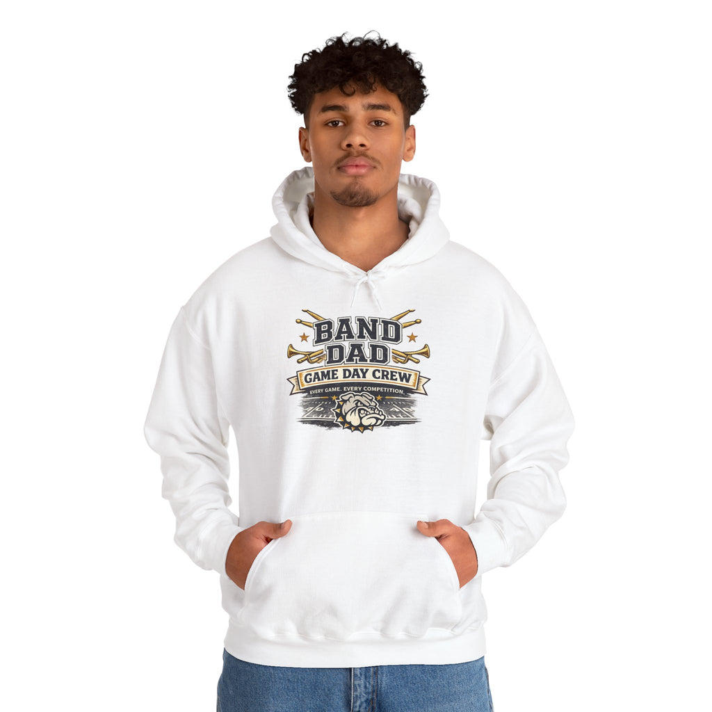 Band Dad Hoodie - Game Day Crew Marching Band Dad Sweatshirt