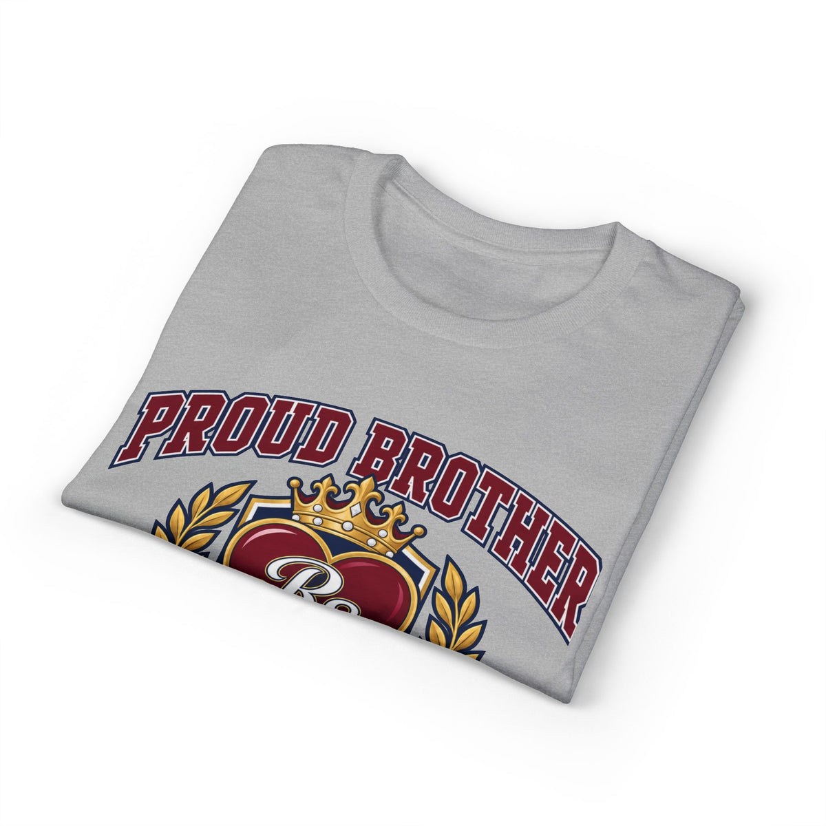 Proud Brother T-Shirt – "Proud Brother of a Royal Sweetheart" Crest Tee
