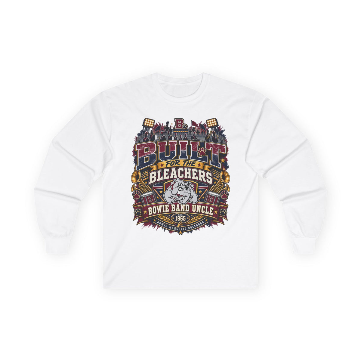 Built for the Stands Long Sleeve Tee – Bowie Band Uncle Vintage Sports Shirt