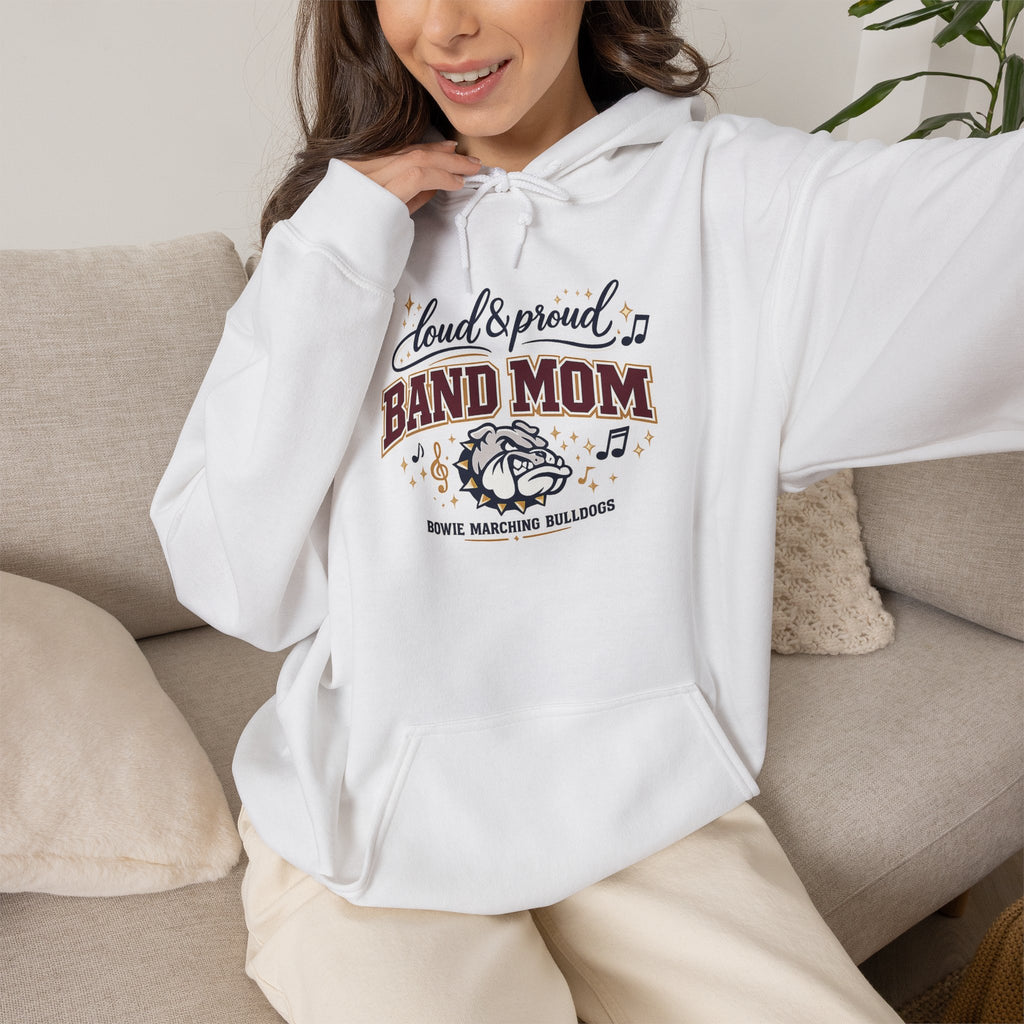 Bowie Marching Bulldogs Mom Heavy Blend Hoodie