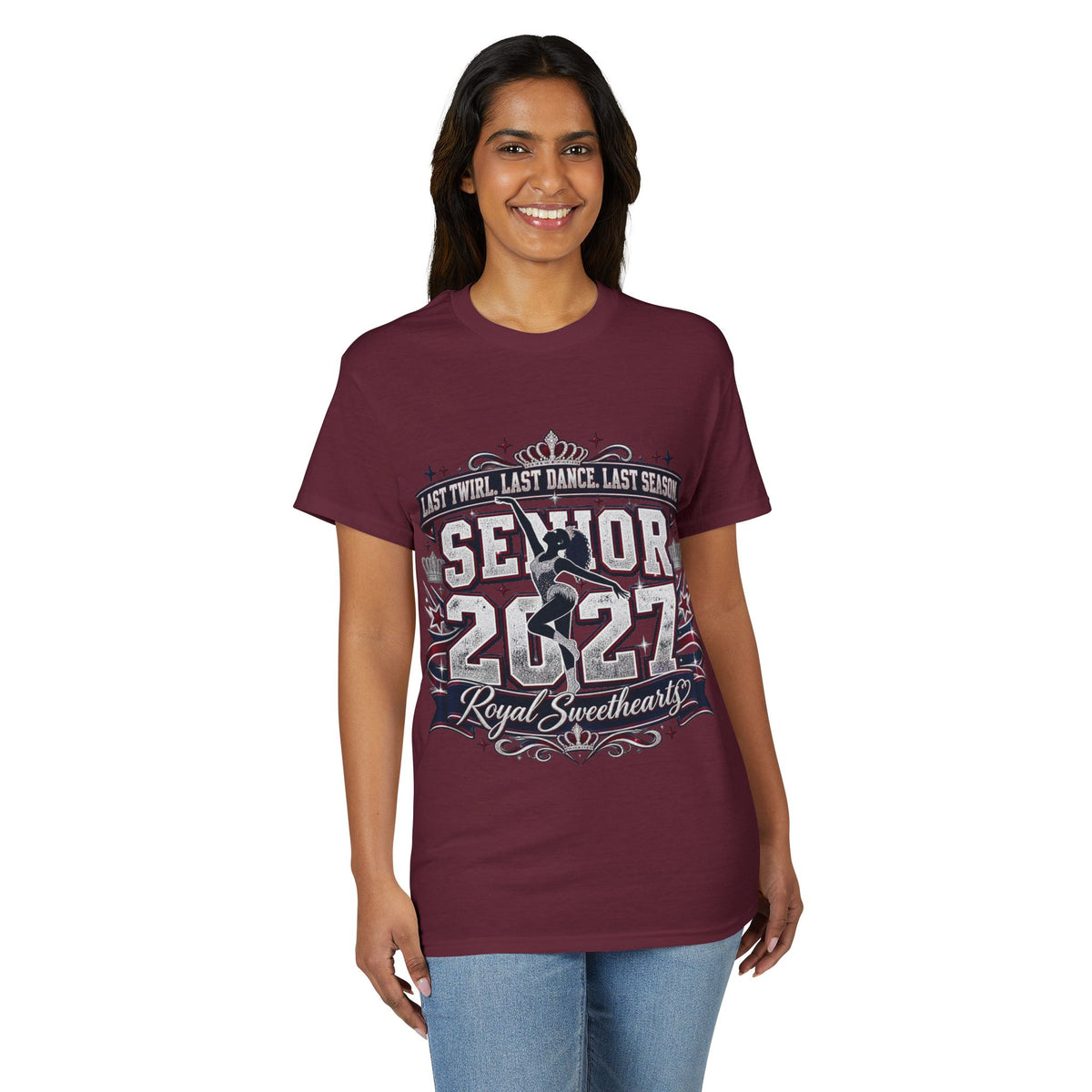 Senior 2027 Royal Sweethearts Twirl Dance T-Shirt