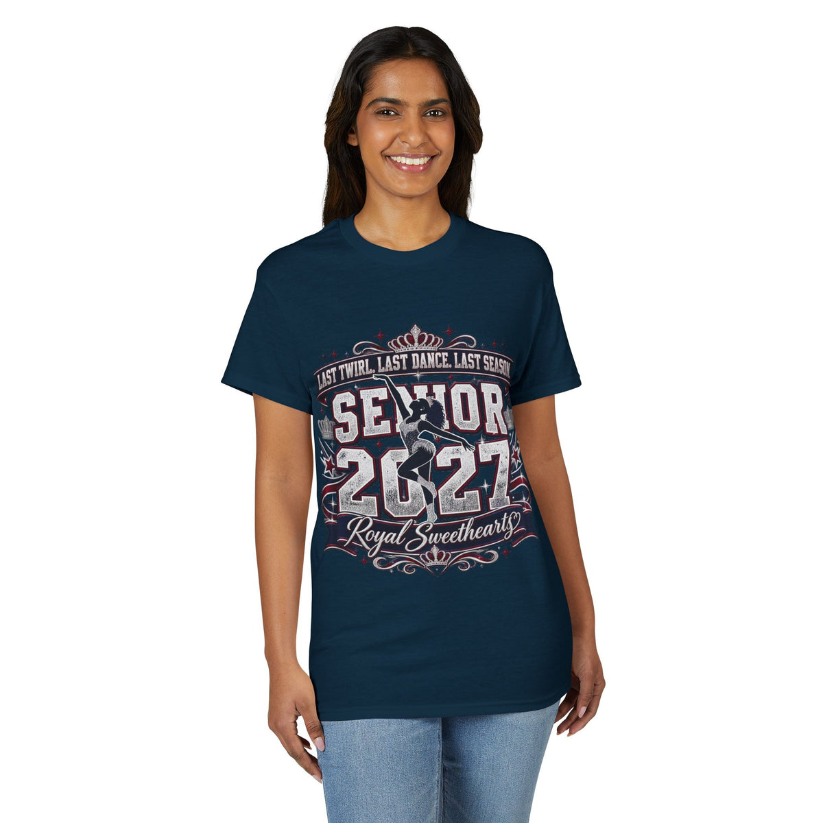 Senior 2027 Royal Sweethearts Twirl Dance T-Shirt