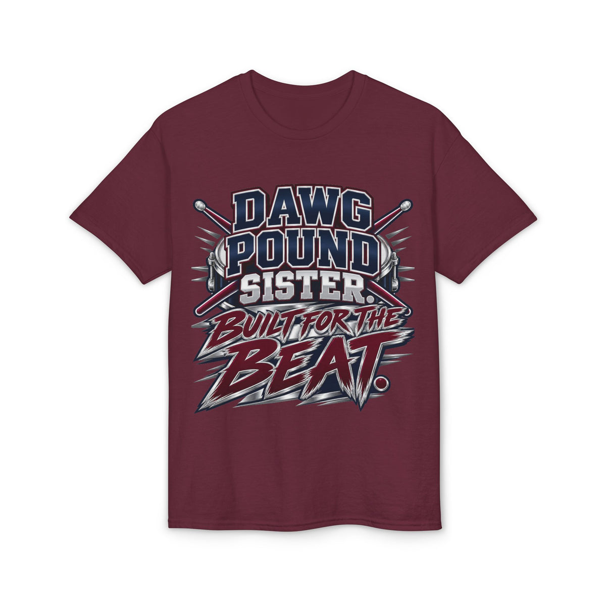 Dawg Pound Sister T-Shirt — Built for the Beat Football Fan Tee