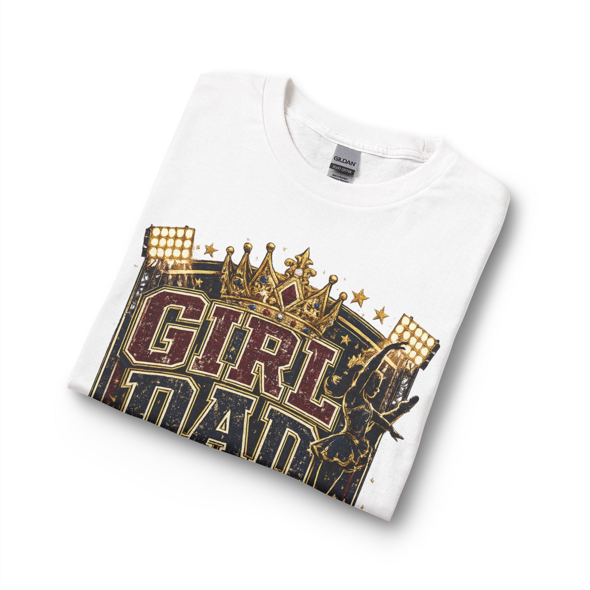 Girl Dad Long Sleeve Tee — 'Girl Dad: Royal Sweethearts, Built for Halftime' Athletic Dad Shirt