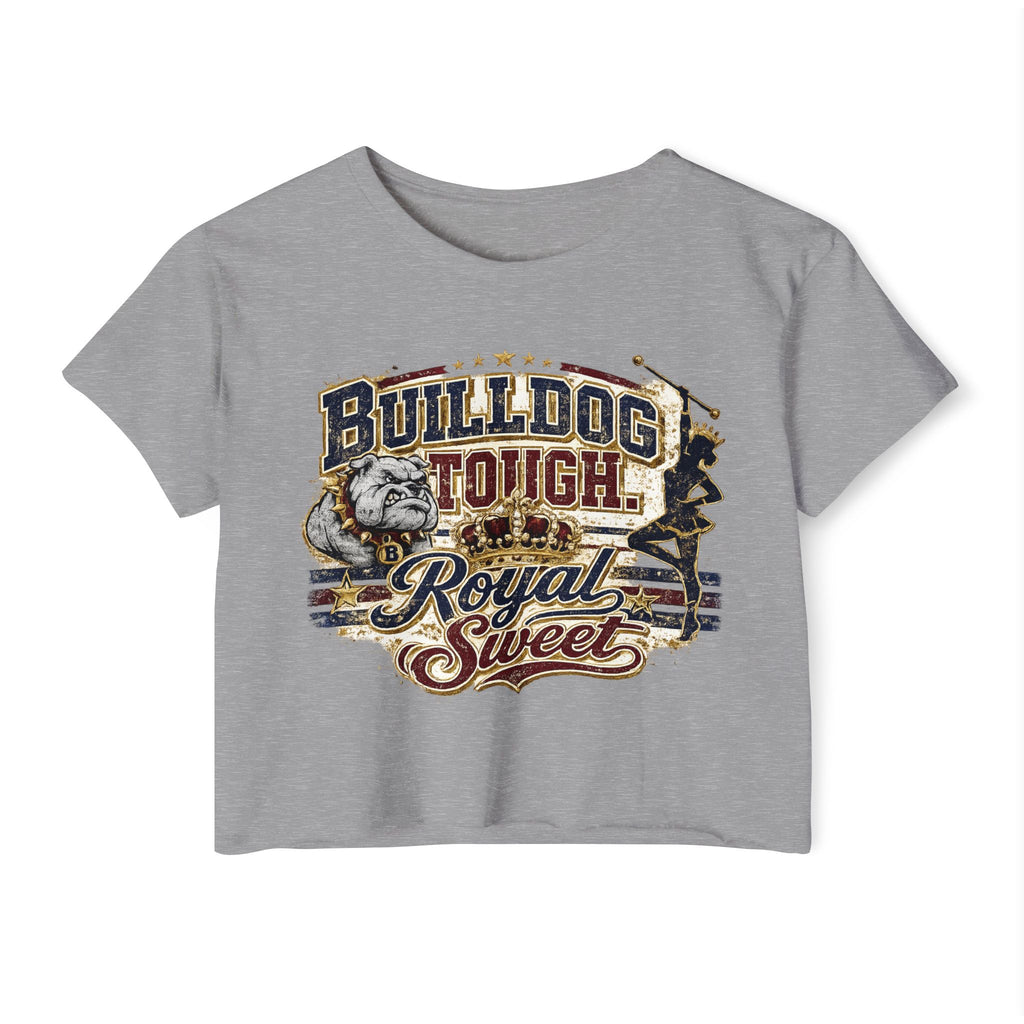 Bulldog Tough Royal Sweet Crop Top — Women's Festival Graphic Tee