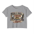 Bulldog Tough Royal Sweet Crop Top — Women's Festival Graphic Tee