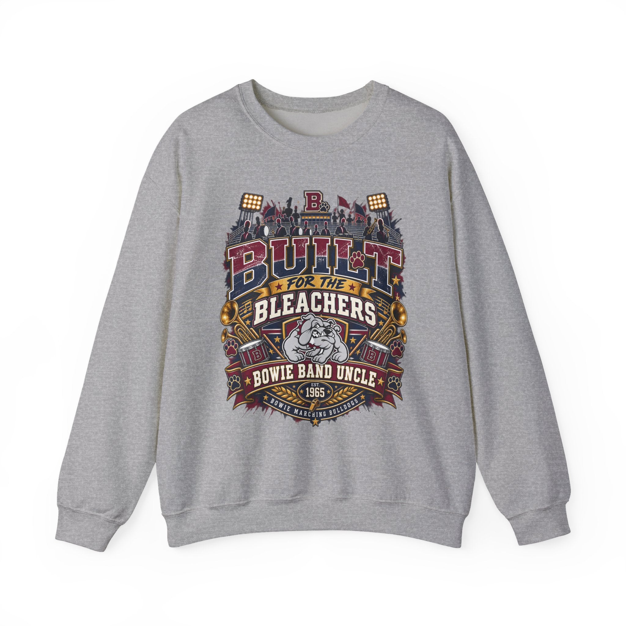 Built for the Stands Crewneck Sweatshirt — Bowie Band Uncle Vintage Stadium Graphic