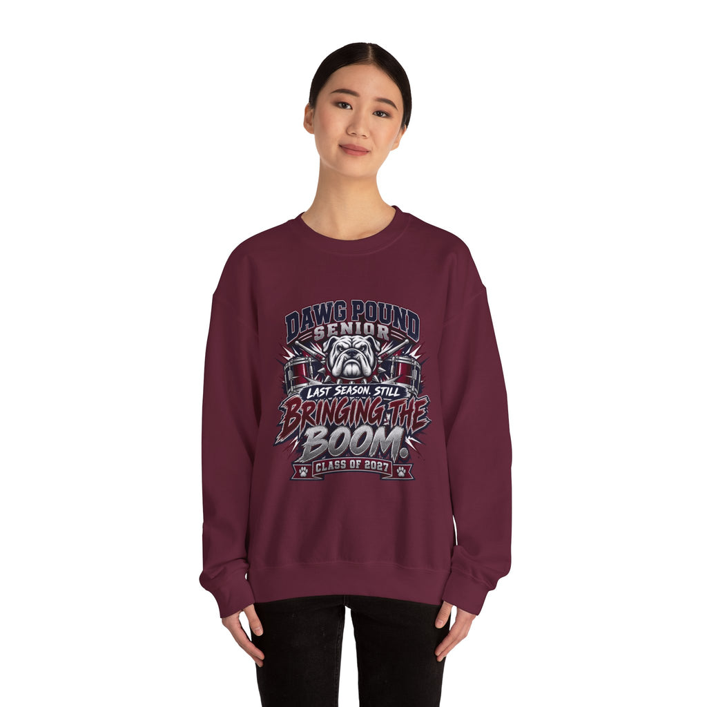 Senior Dawg Pound Crewneck Sweatshirt — "Last Season Still Bringing the Boom" Class of 2023