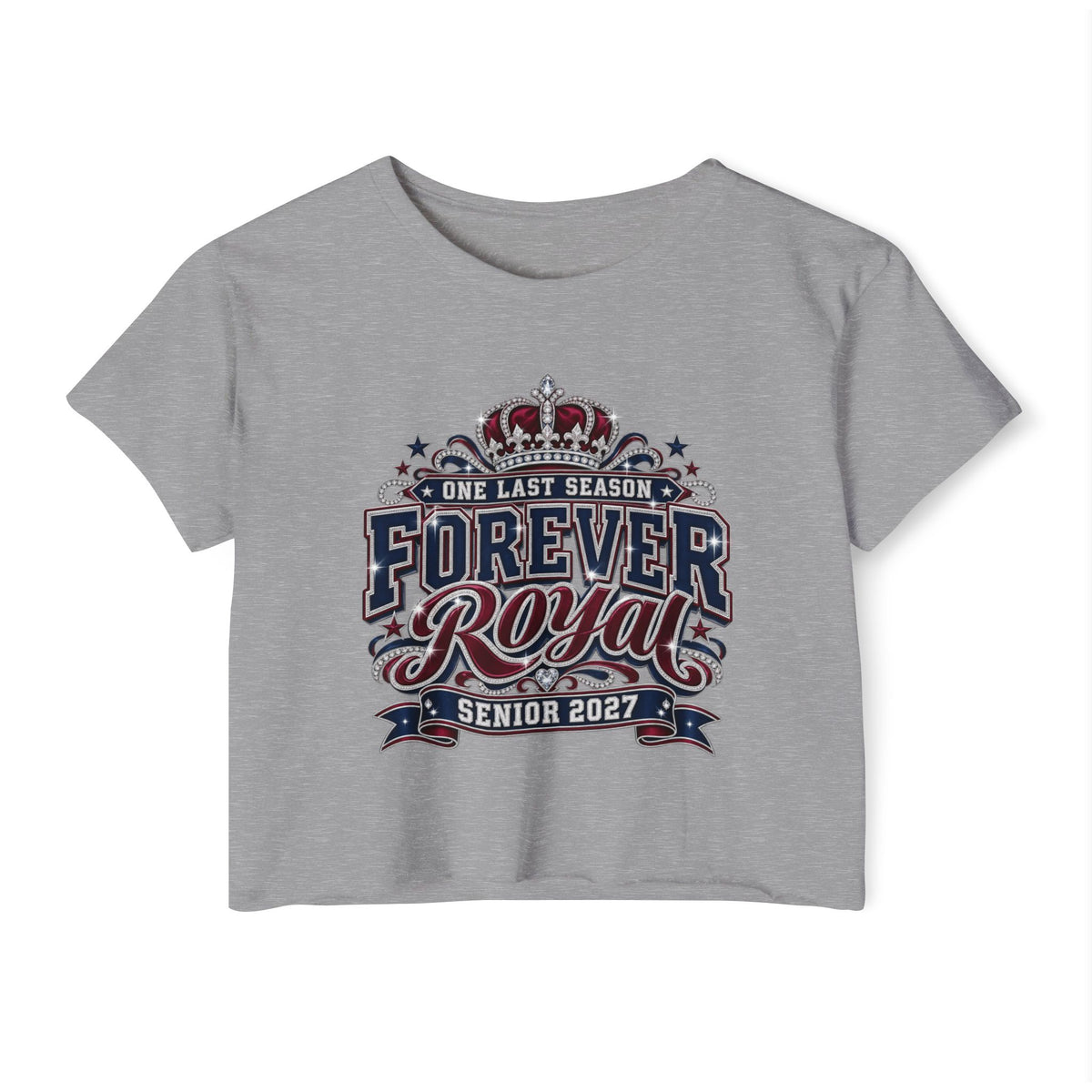 Forever Royal Senior 2027 Crop Top