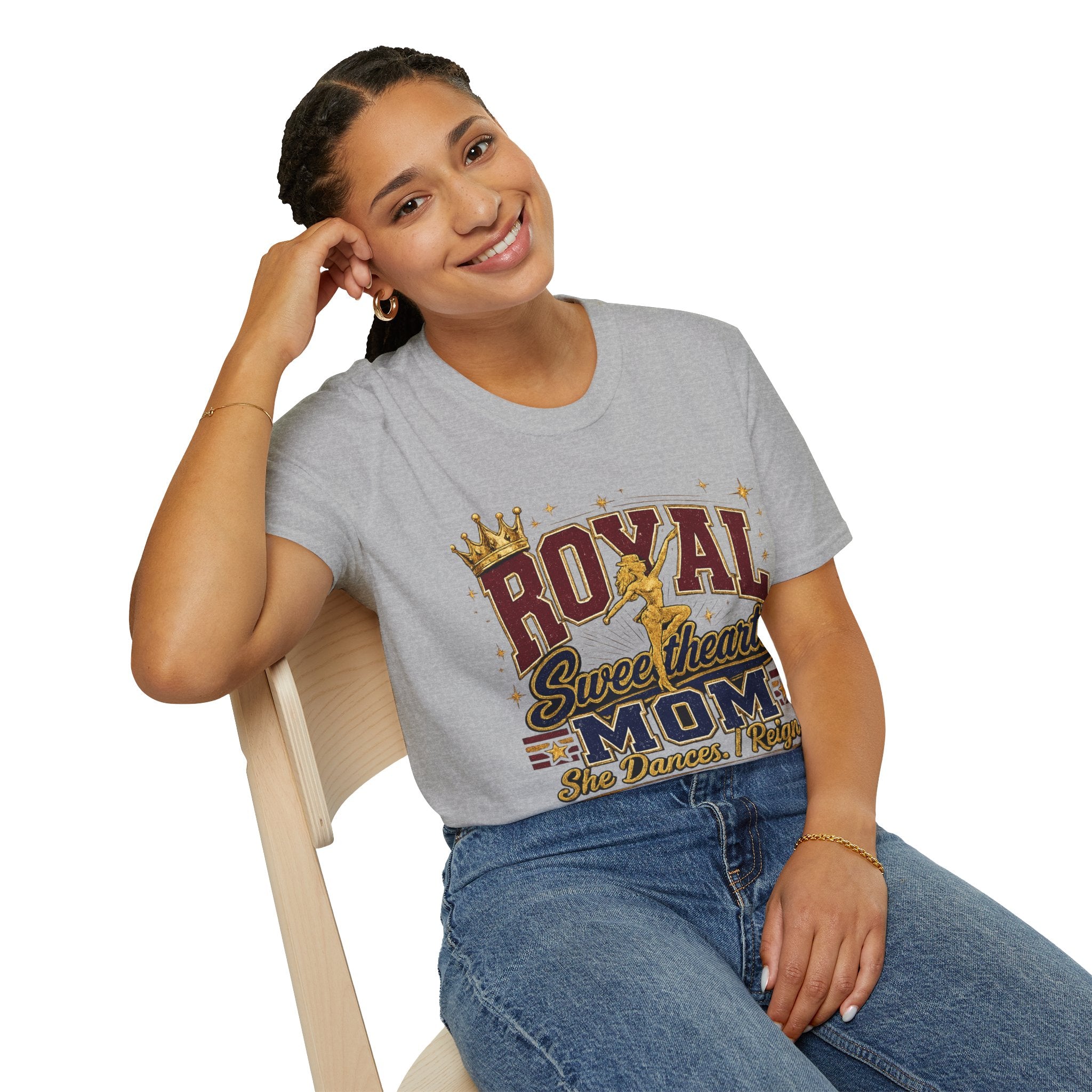 Royal Sweethearts Mom T-Shirt — Crowned Mom Graphic Tee