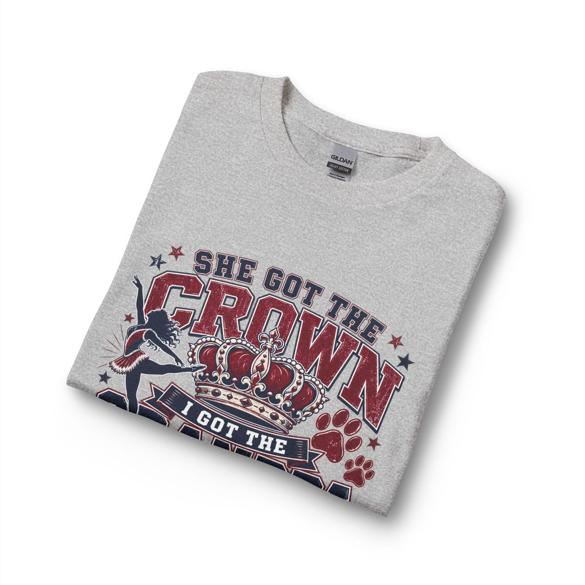 She Got the Crown, I Got the Grandpa Title Long Sleeve Shirt