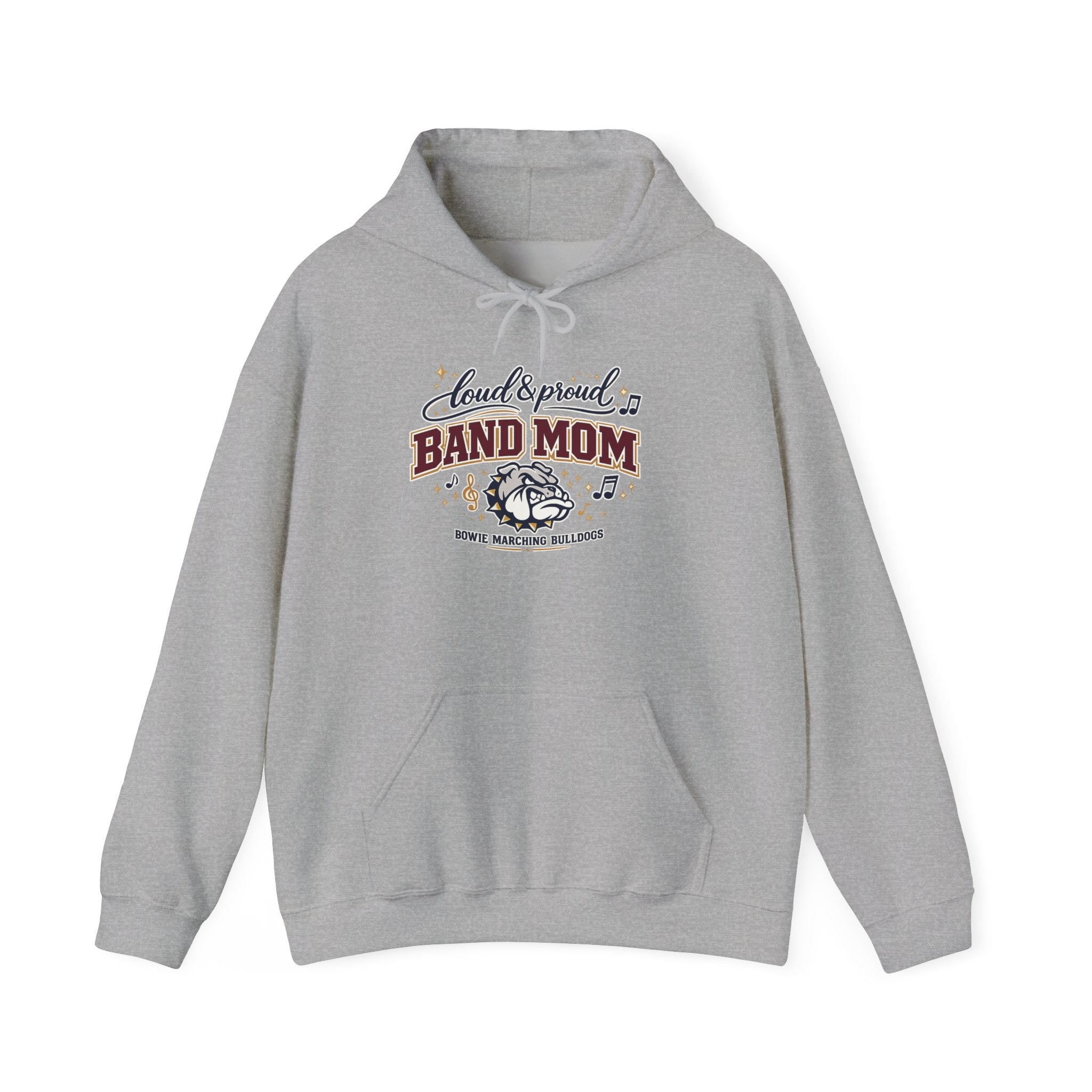 Bowie Marching Bulldogs Mom Heavy Blend Hoodie