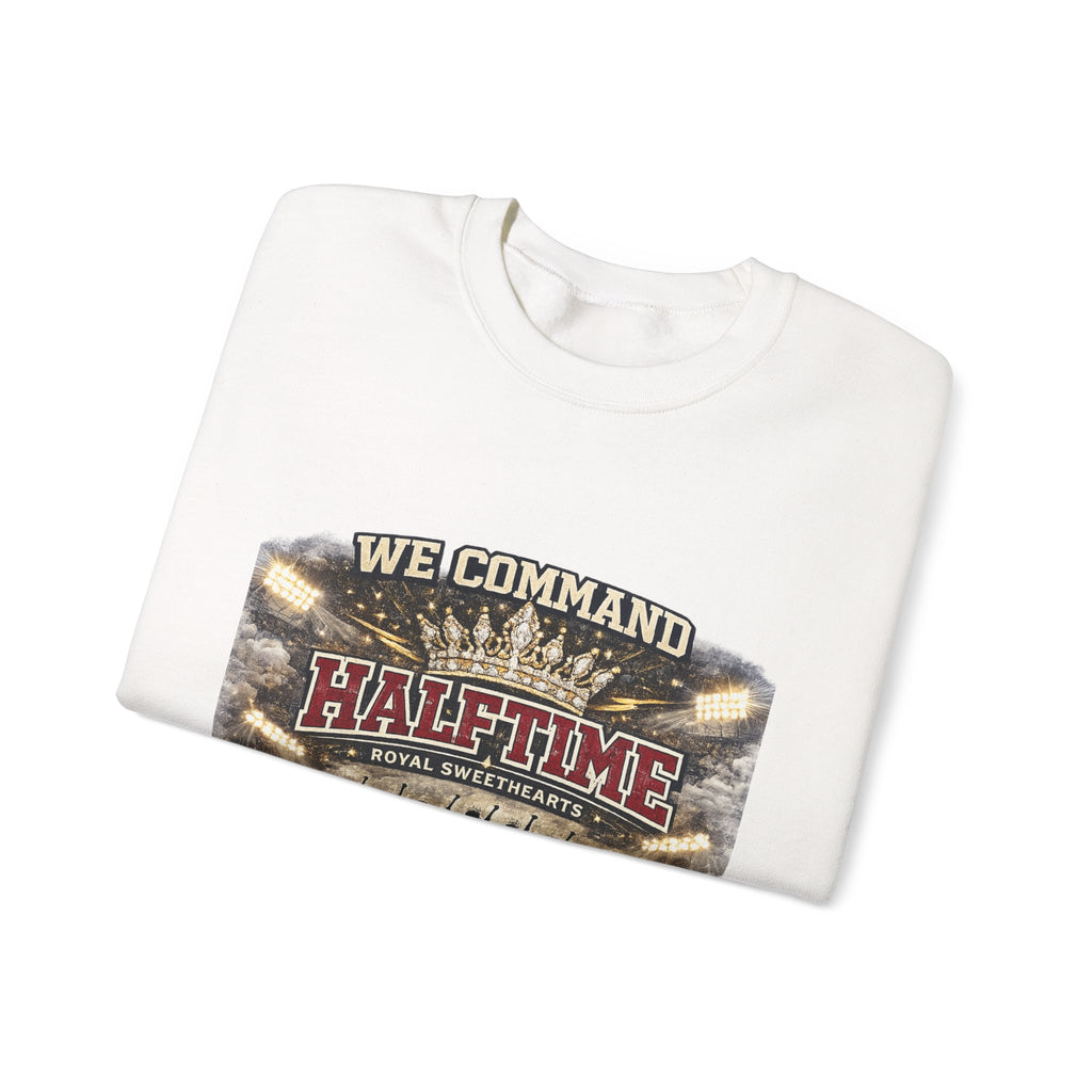 Halftime Command Crewneck Sweatshirt – We Command Halftime Football Design