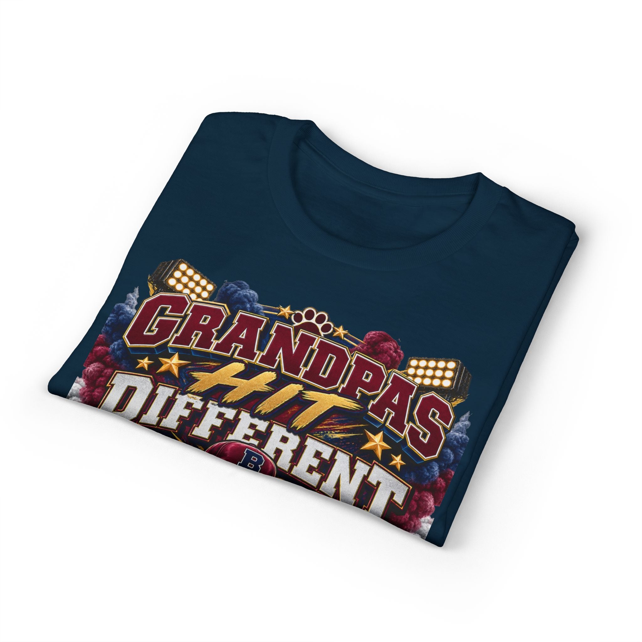 Grandpas Hit Different Baseball T-Shirt — Funny Proud Grandpa Gift
