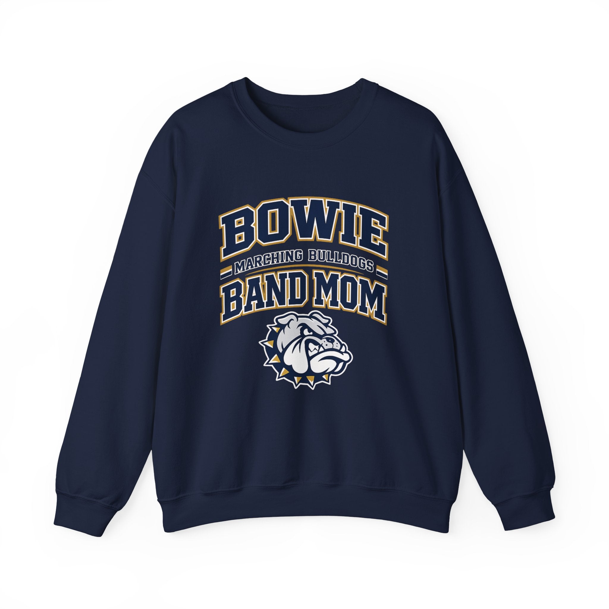 Bowie Bulldogs Mom Crew Neck Sweatshirt