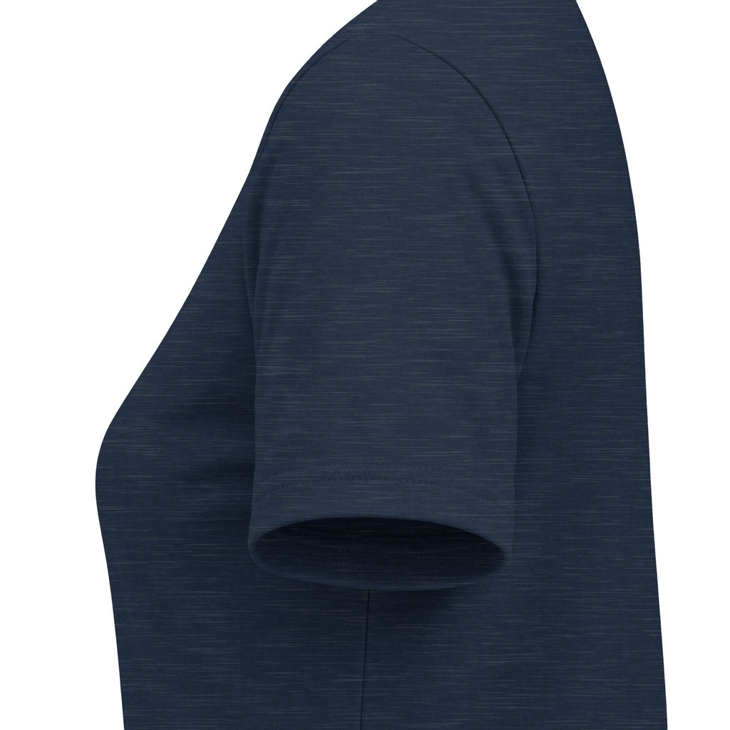 Crowned in Burgundy & Blue V‑Neck Tee — Royal Queen Graphic Shirt