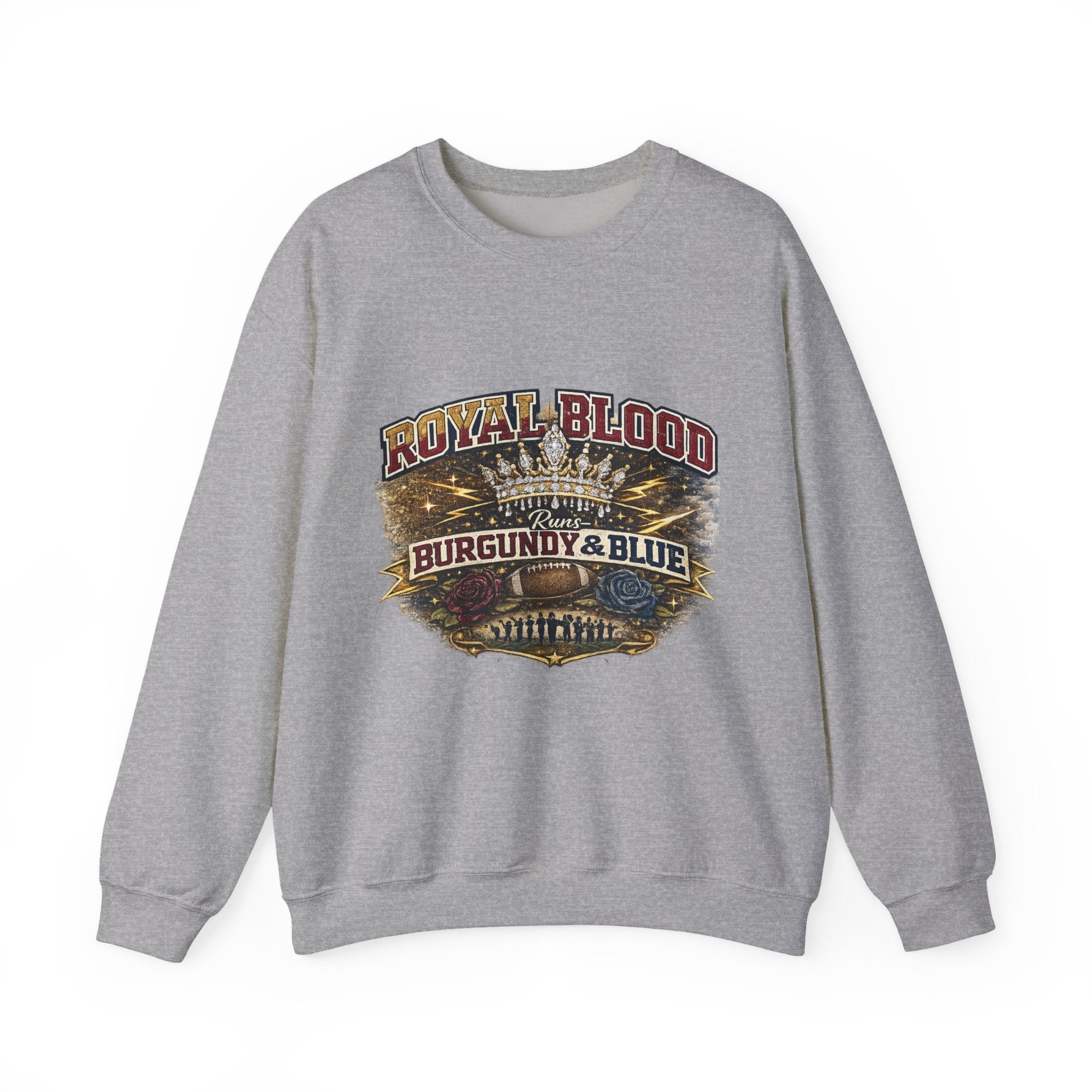 Royal Blood 'Burgundy & Blue' Crewneck Sweatshirt