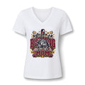 Bulldog Band Mom V-Neck Tee – "Not Just a Band Mom" Cheer Shirt for Game Days