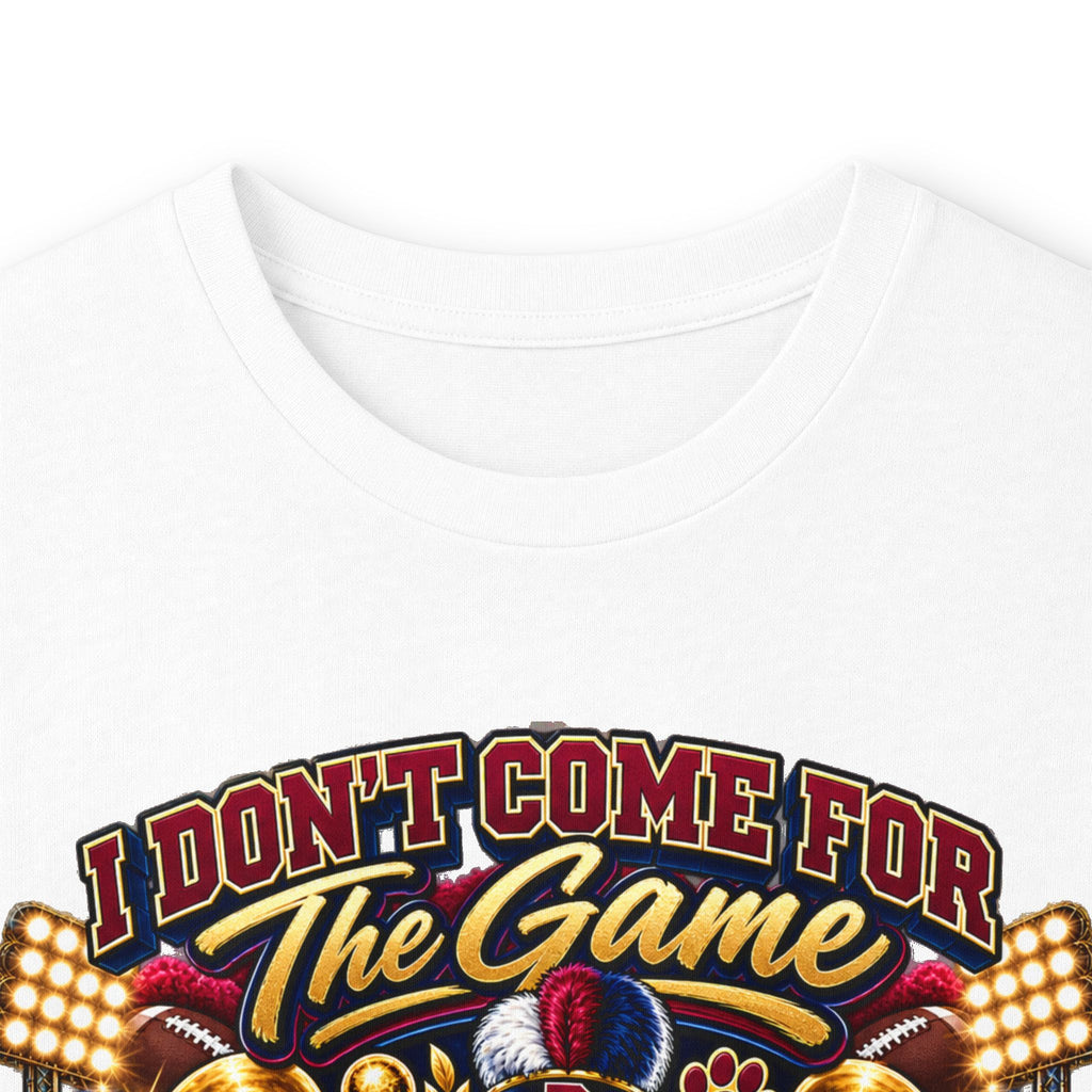 Halftime Marching Band Long Sleeve Tee - 'I Don't Come For The Game, I Come For Halftime'