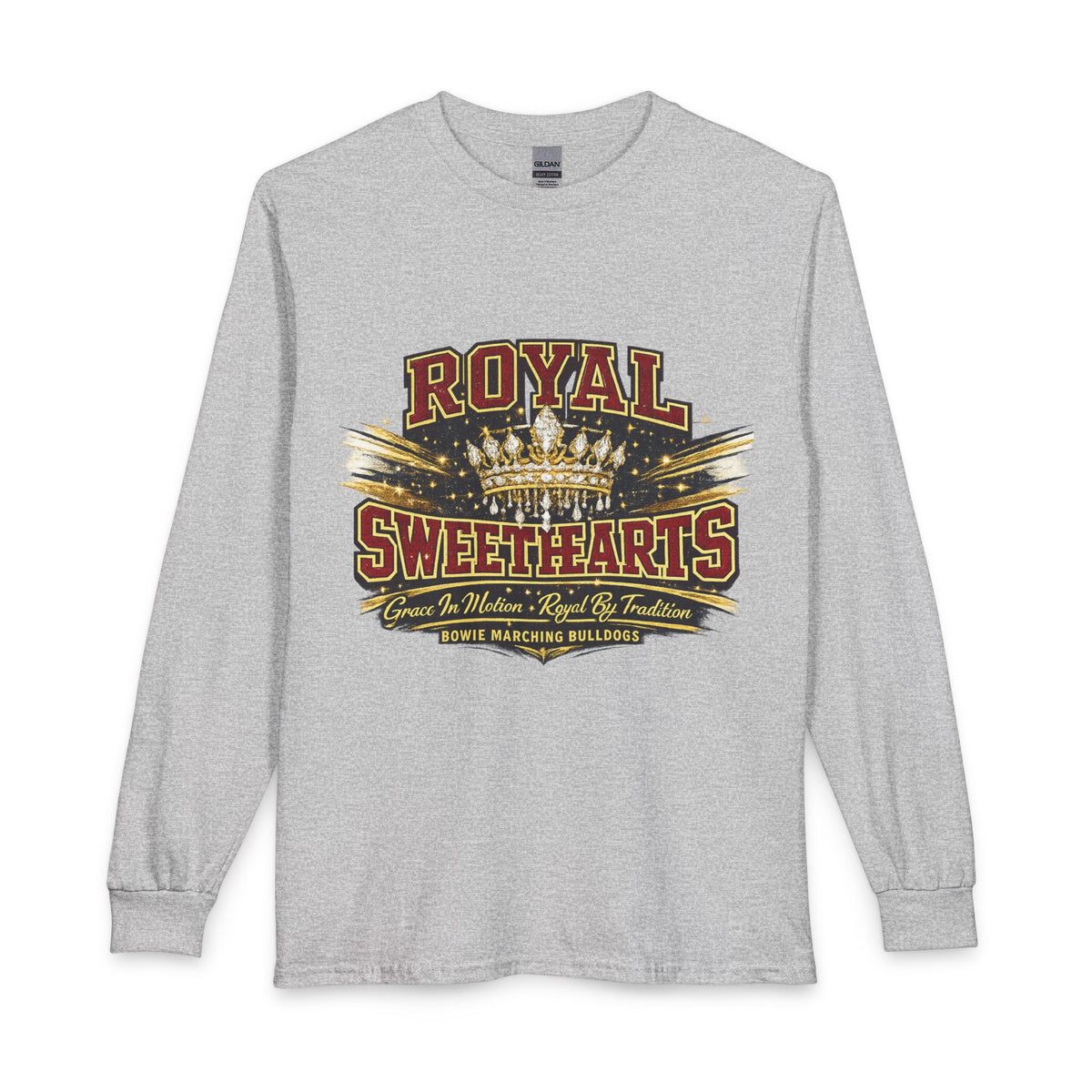 Royal Sweethearts Long Sleeve T-Shirt — Vintage Crown Graphic Tee