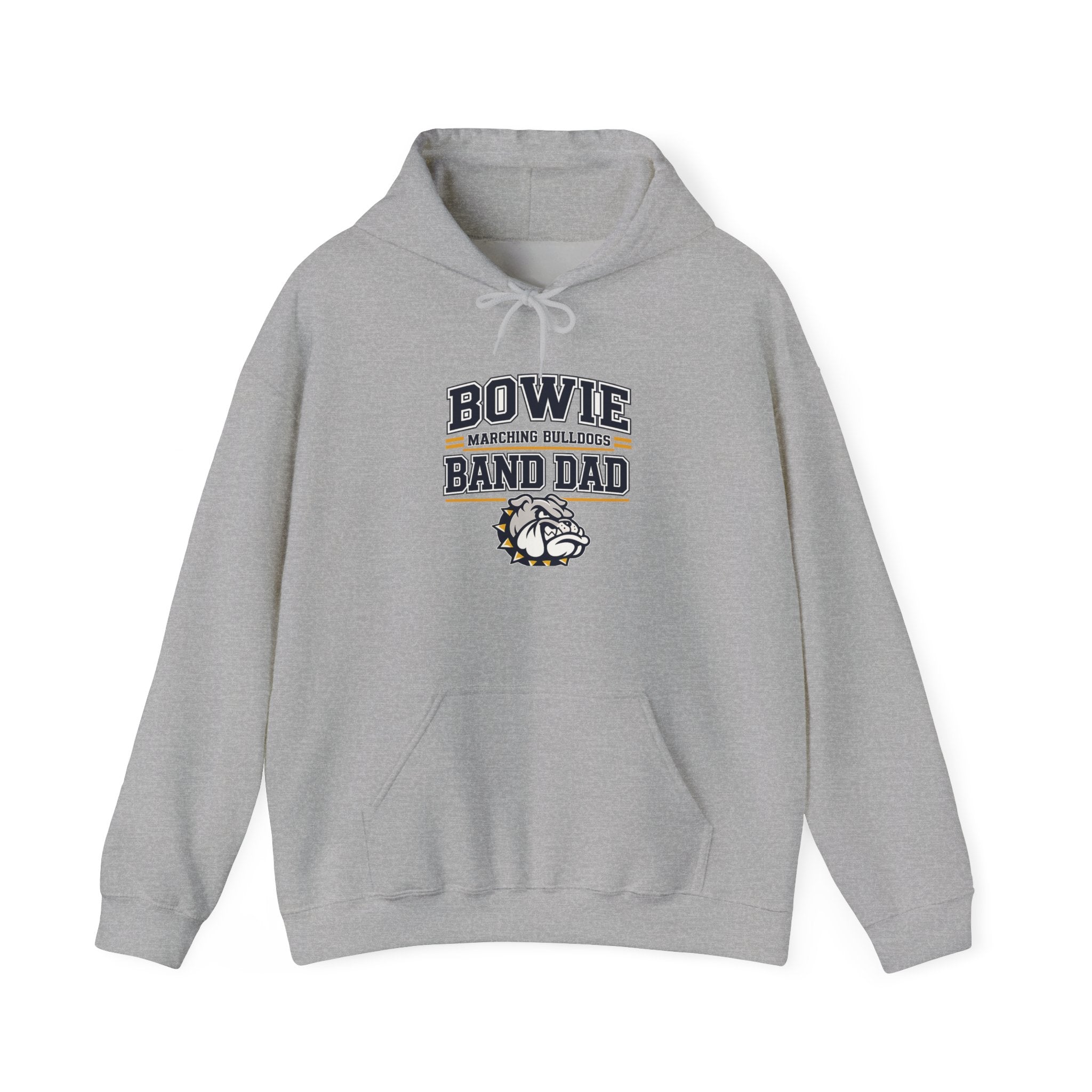 Bowie Marching Bulldogs “Band Dad” Hoodie — School Spirit Sweatshirt
