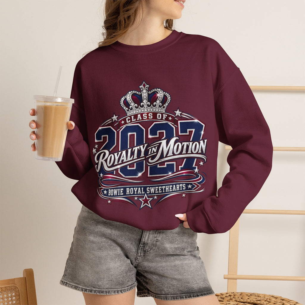 Class of 2027 'Royalty in Motion' Crewneck Sweatshirt