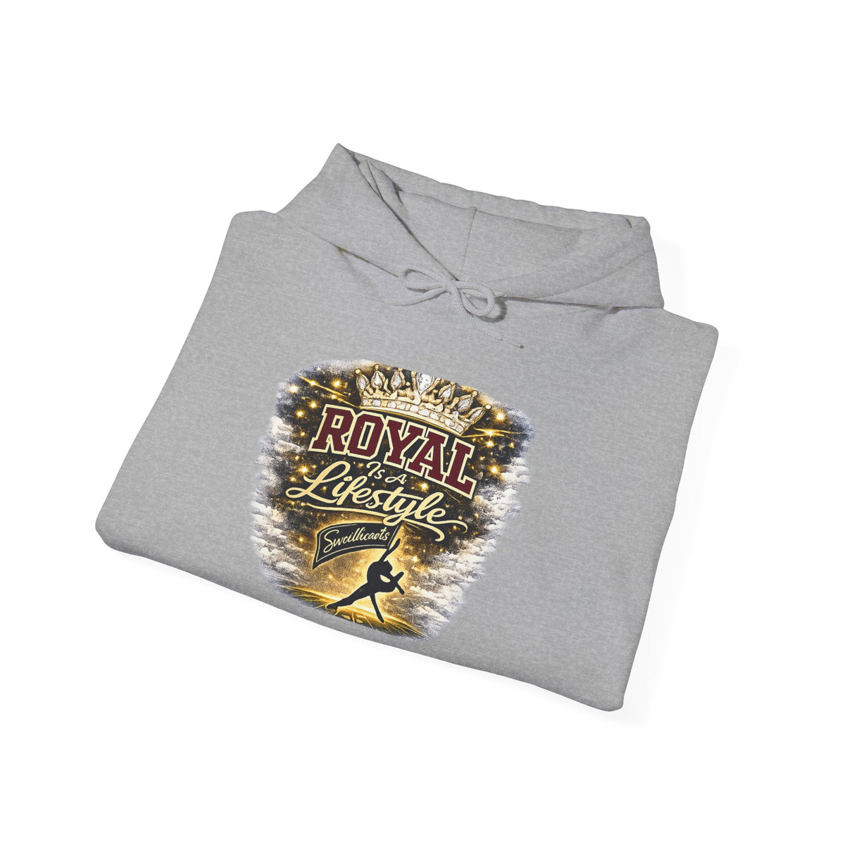 Royal Lifestyle Hoodie - Crown Graphic Pullover for Regal Streetwear