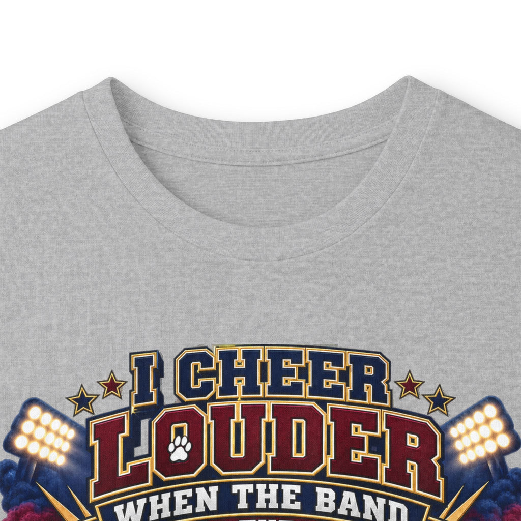 Band Mom Long Sleeve Tee — "Cheer Louder When the Band Takes the Field"