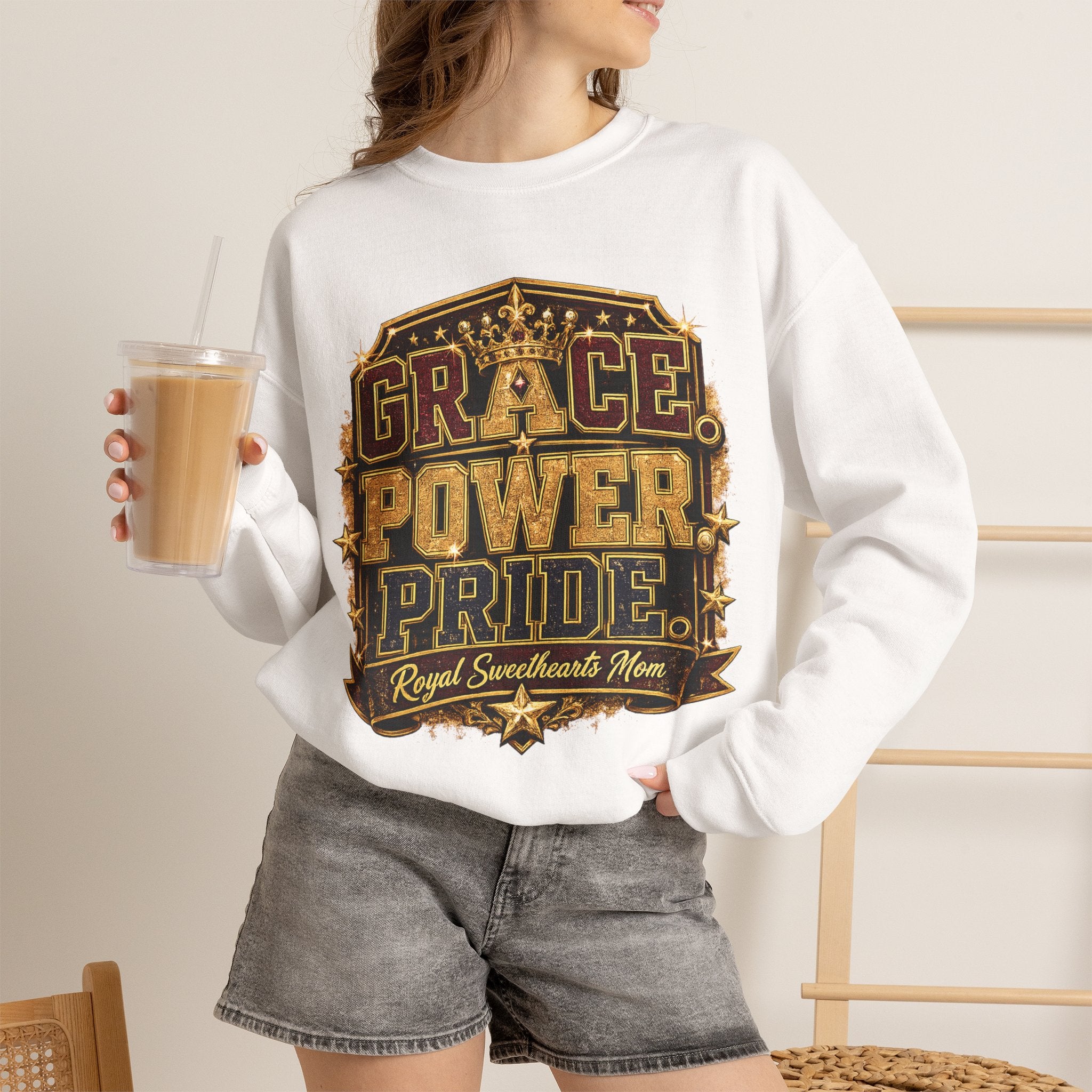 Grace Power Pride Crewneck Sweatshirt — Royal Steelband Tribute