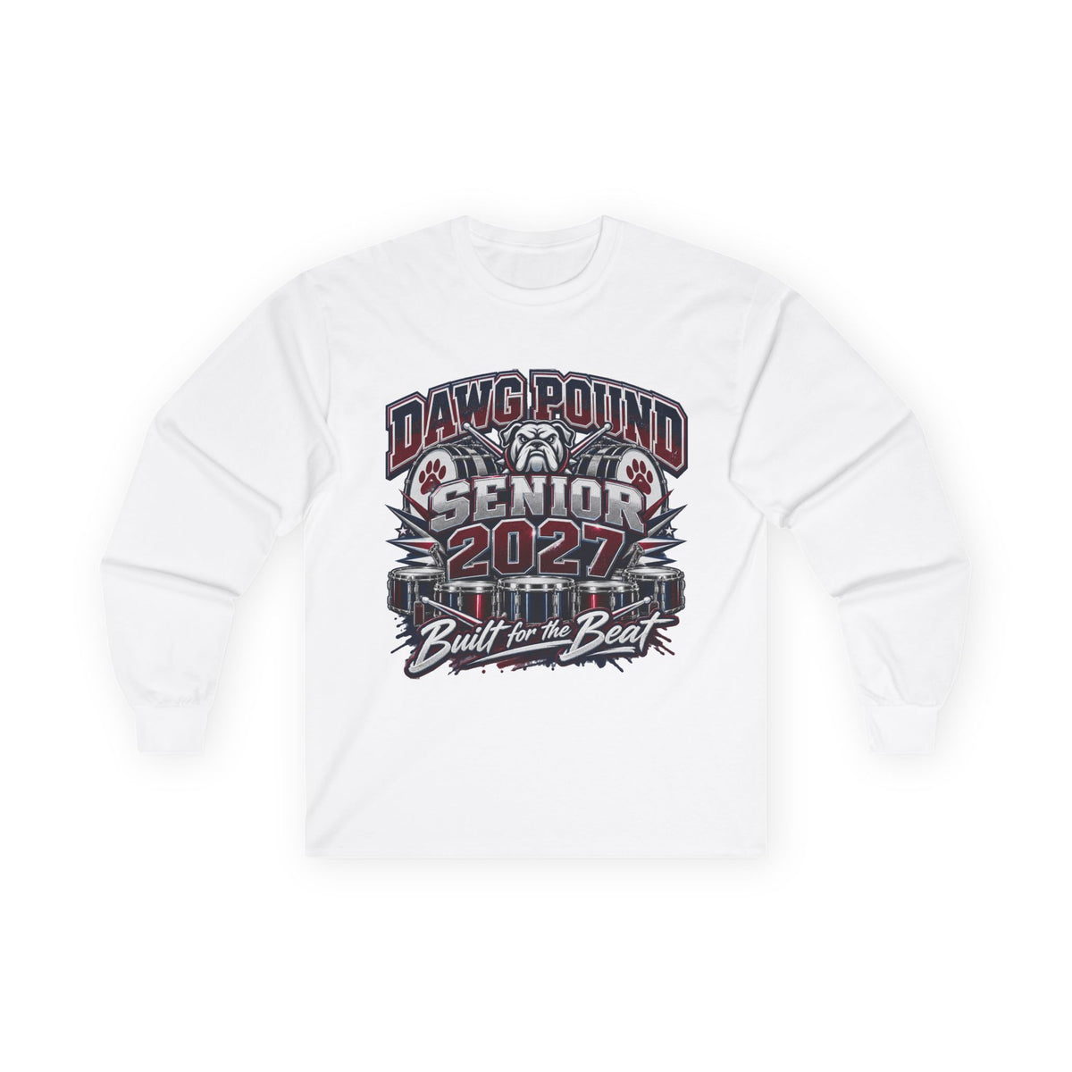 Dawg Pound Senior 2027 Long Sleeve Tee – “Built for the Beat”