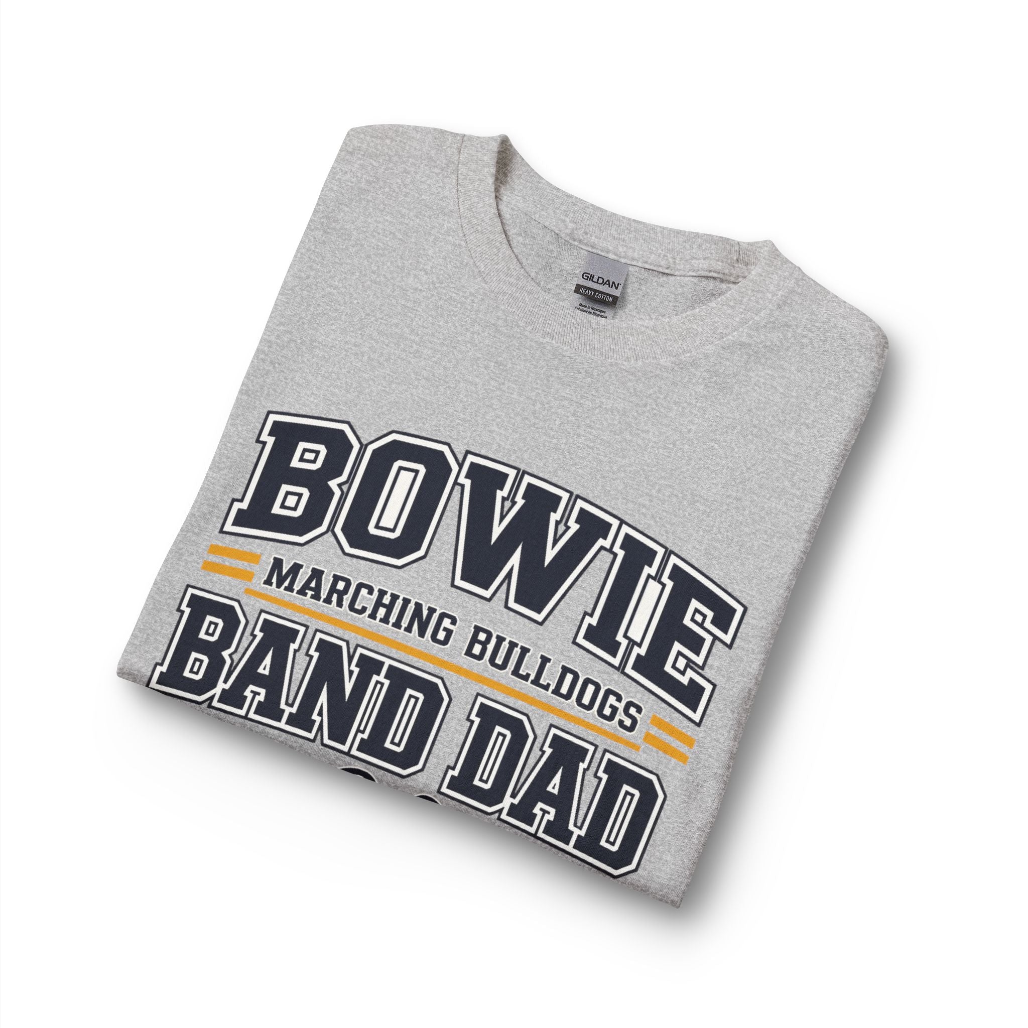 Bowie Marching Bulldogs Band Dad Long Sleeve T-Shirt