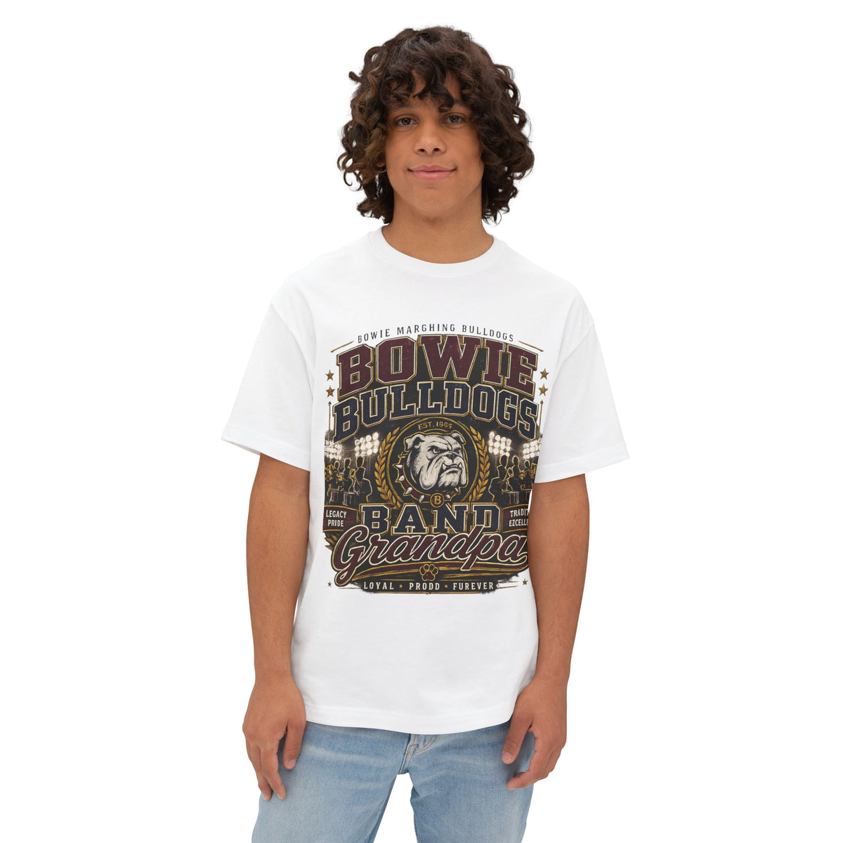 Bowie Bulldogs Band Grandpa Tee