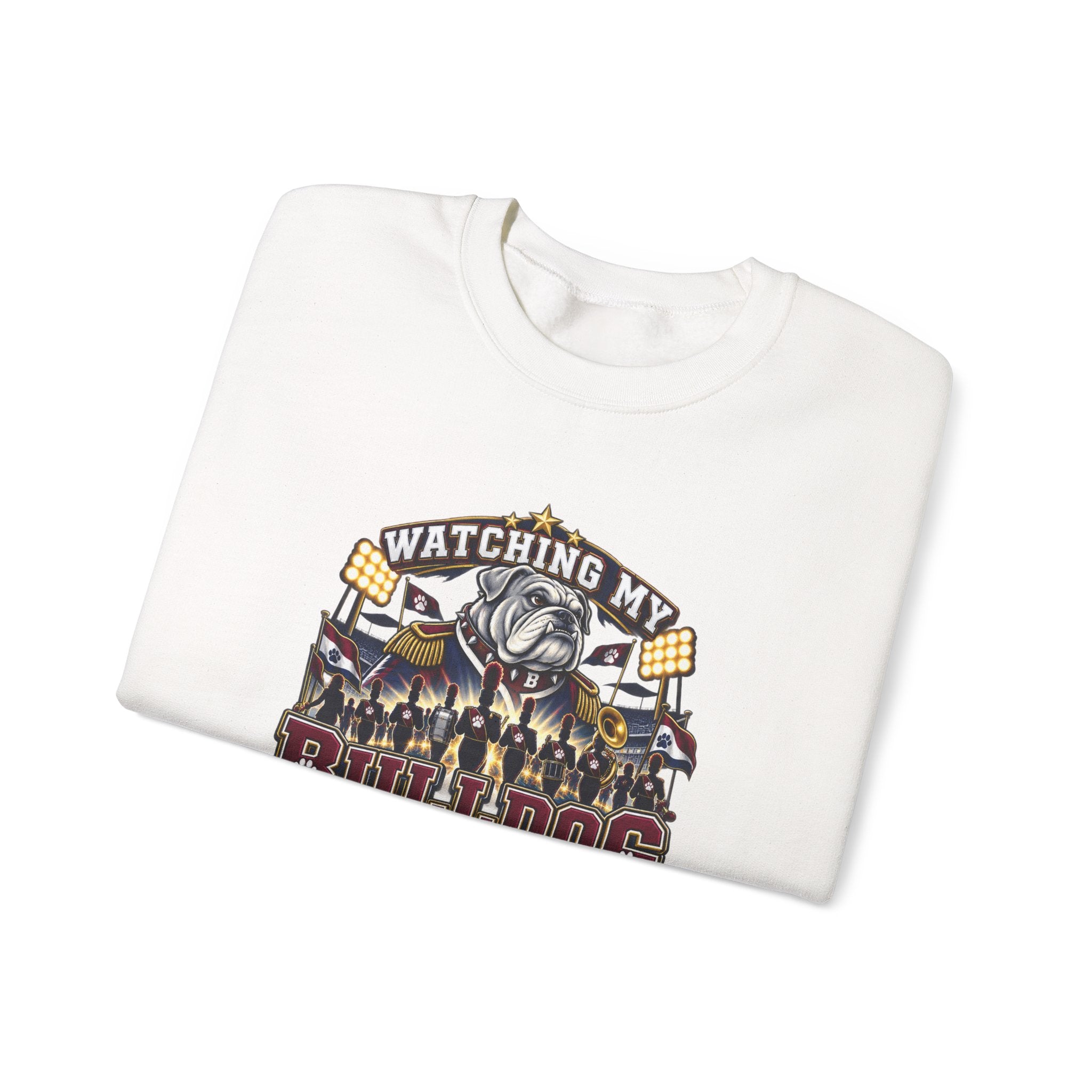 Bulldog March Into Greatness Crewneck Sweatshirt