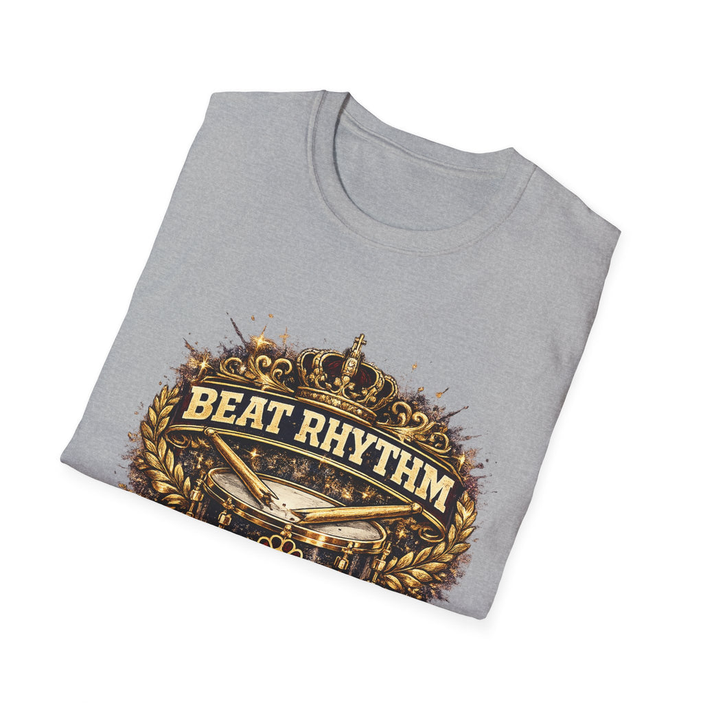 Beat Rhythm Graphic T-Shirt — Vintage Drum Tradition Tee