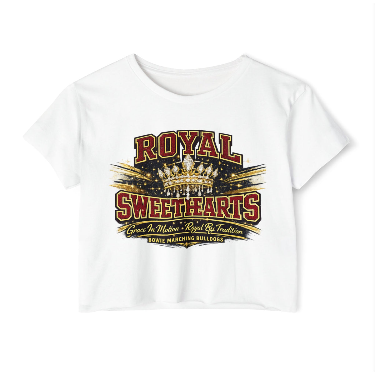 Royal Sweethearts Festival Crop Top — Vintage Band/Parade Graphic Tee