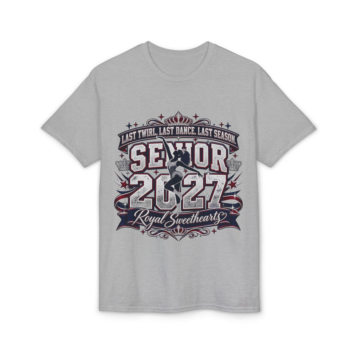 Senior 2027 Royal Sweethearts Twirl Dance T-Shirt