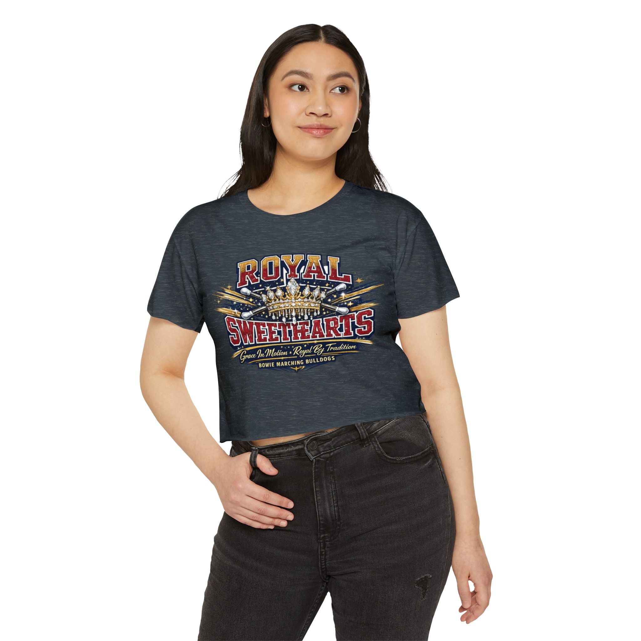Royal Sweethearts Festival Crop Top — Vintage Band/Parade Graphic Tee
