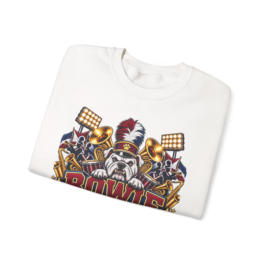 Band Mom Crewneck Sweatshirt — "Bowie Band Mom" Marching Band Mom Pullover